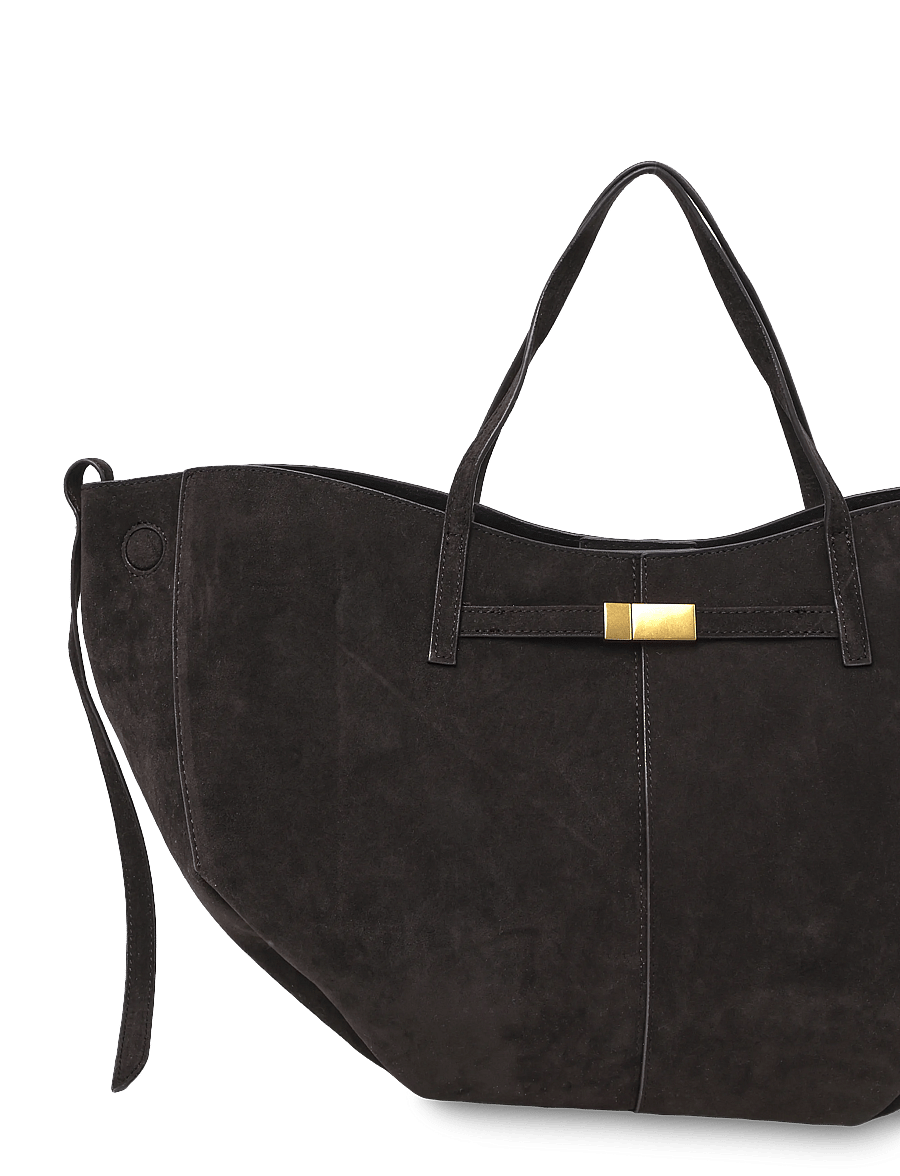 Gina Tricot - Detail strap tote bag - totes - dark brown (7180) - 2