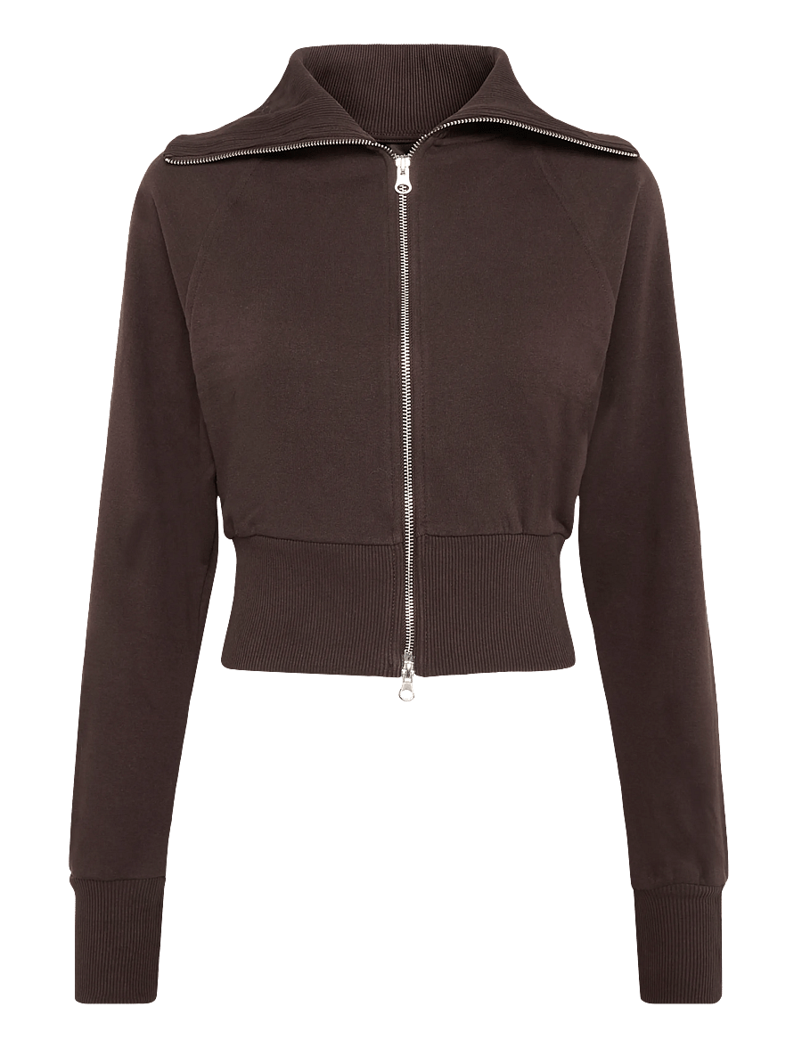 Gina Tricot - Zip sweater - moetrendid - java (6556) - 0
