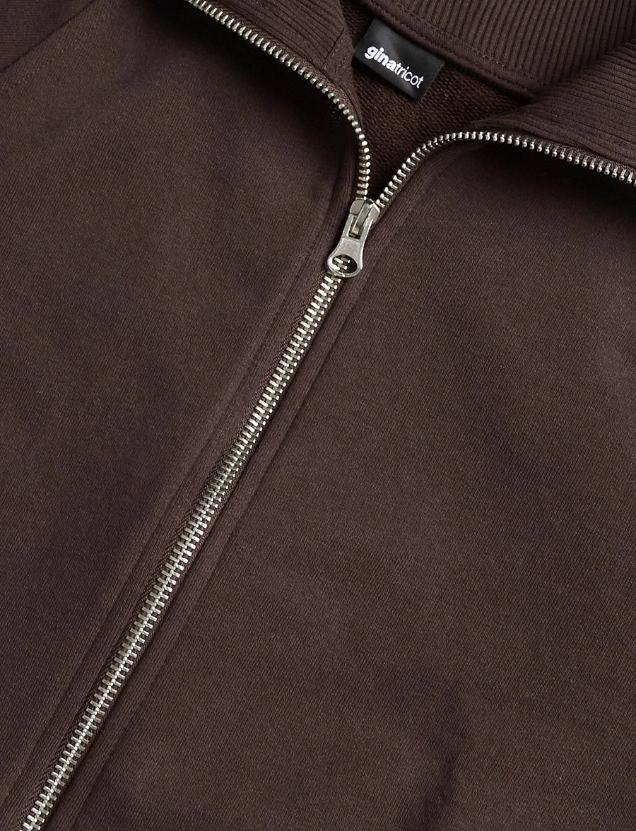 Gina Tricot - Zip sweater - moetrendid - java (6556) - 2