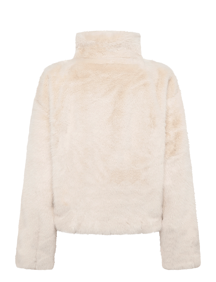 Gina Tricot - Faux fur jacket - faux fur jakker - cream (1047) - 1