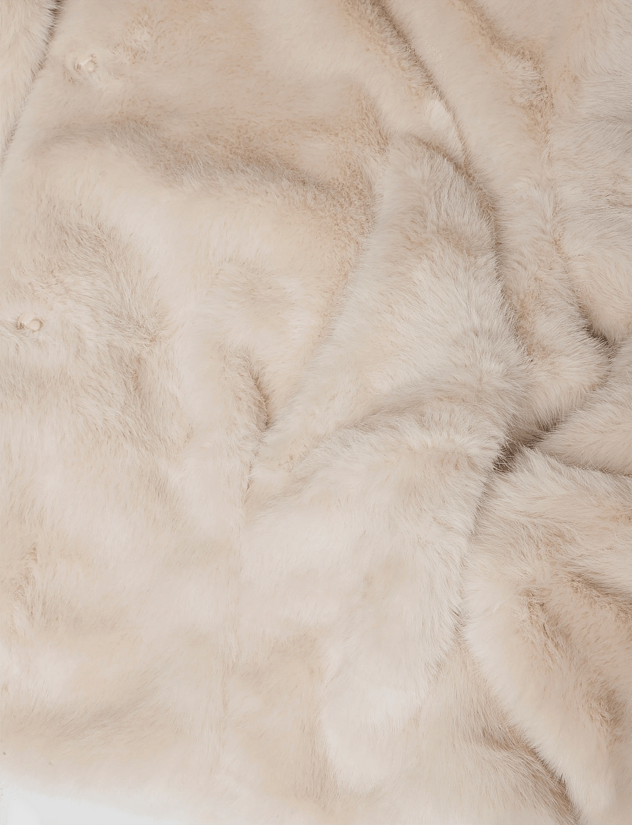 Gina Tricot - Faux fur jacket - faux fur jakker - cream (1047) - 3