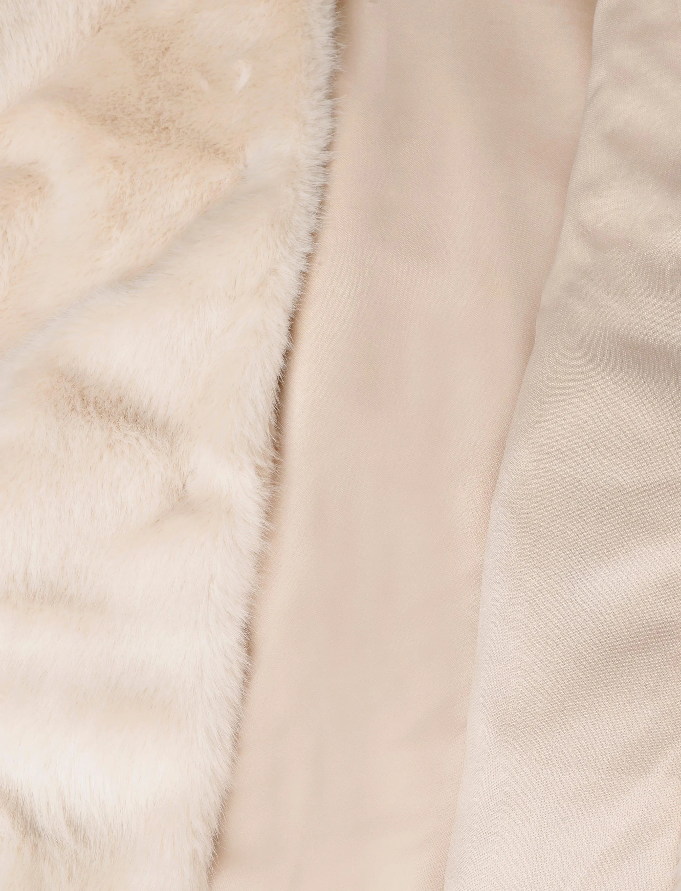 Gina Tricot - Faux fur jacket - faux fur jakker - cream (1047) - 4
