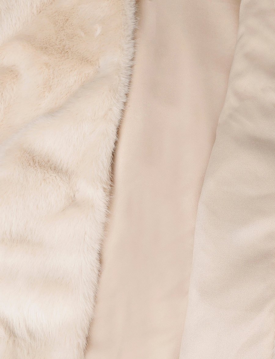 Gina Tricot - Faux fur jacket - faux fur jakker - cream (1047) - 4