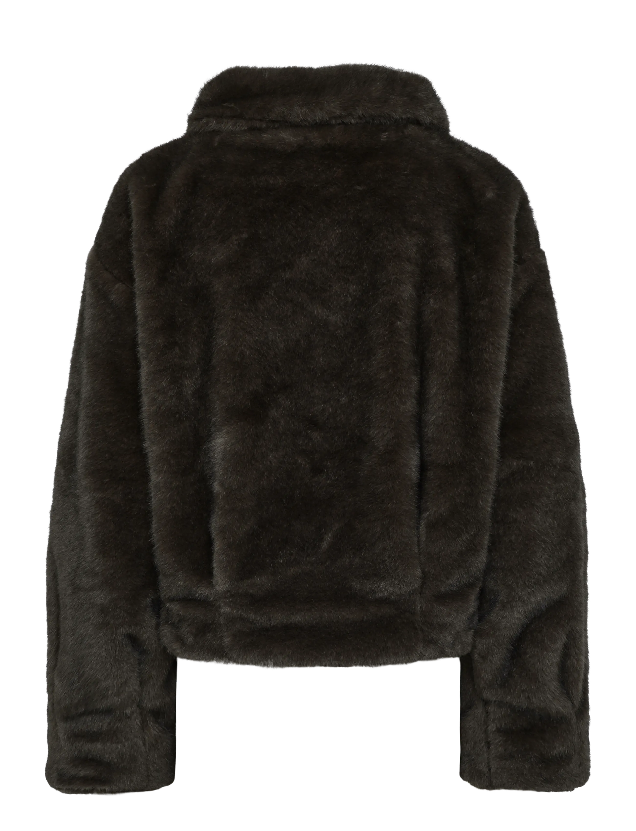 Gina Tricot - Faux fur jacket - mole (7382) - 1