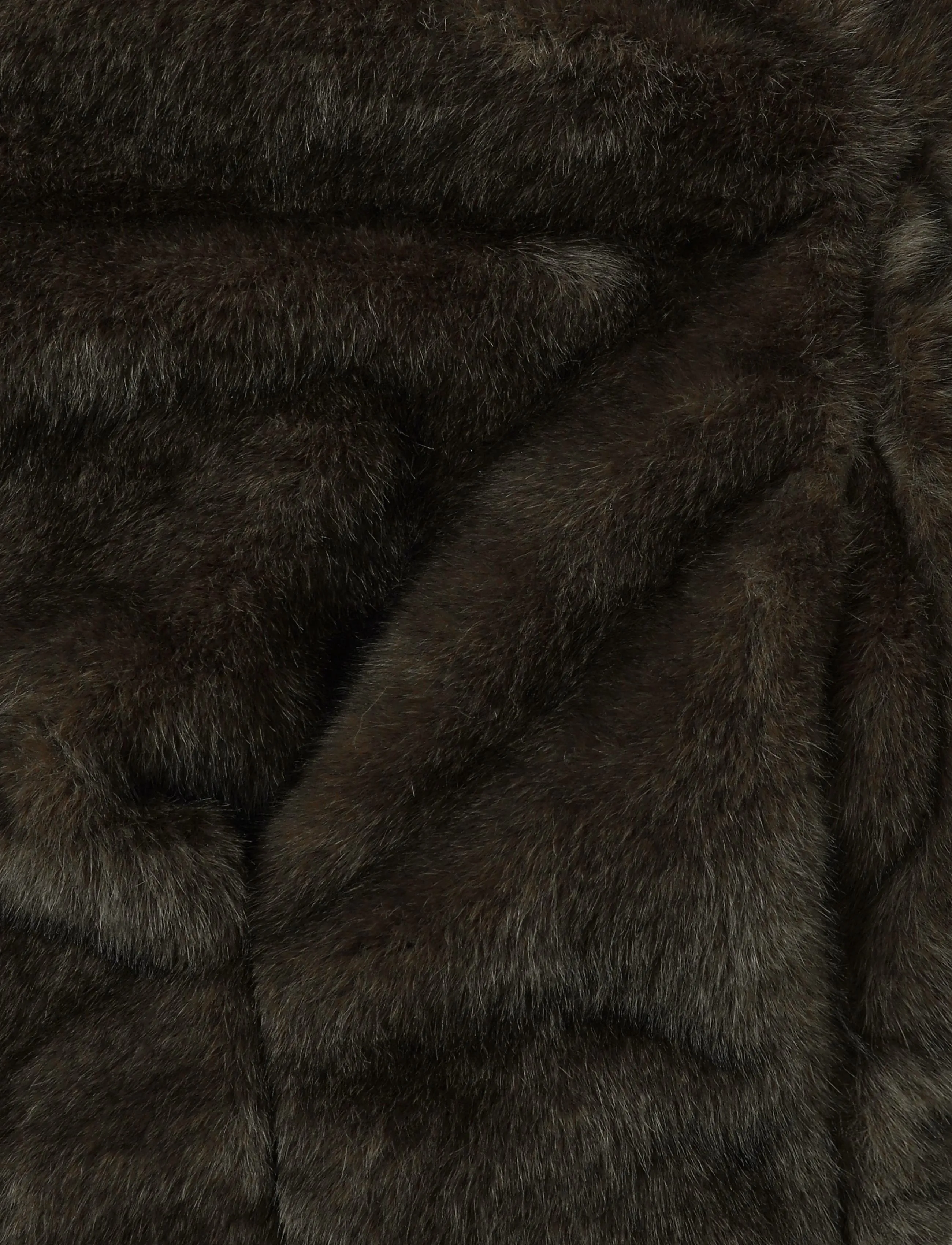 Gina Tricot - Faux fur jacket - mole (7382) - 3