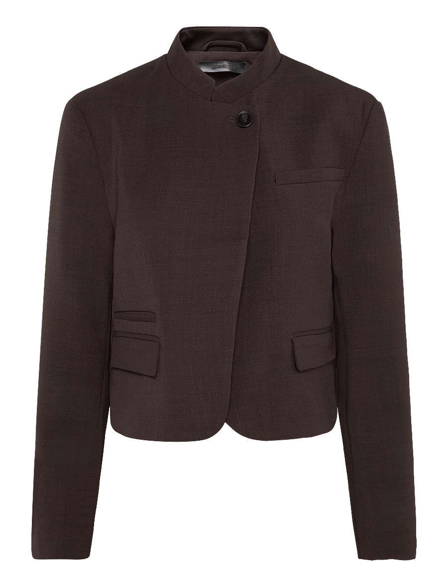 Gina Tricot - Short blazer - korte blazere - brown - 0