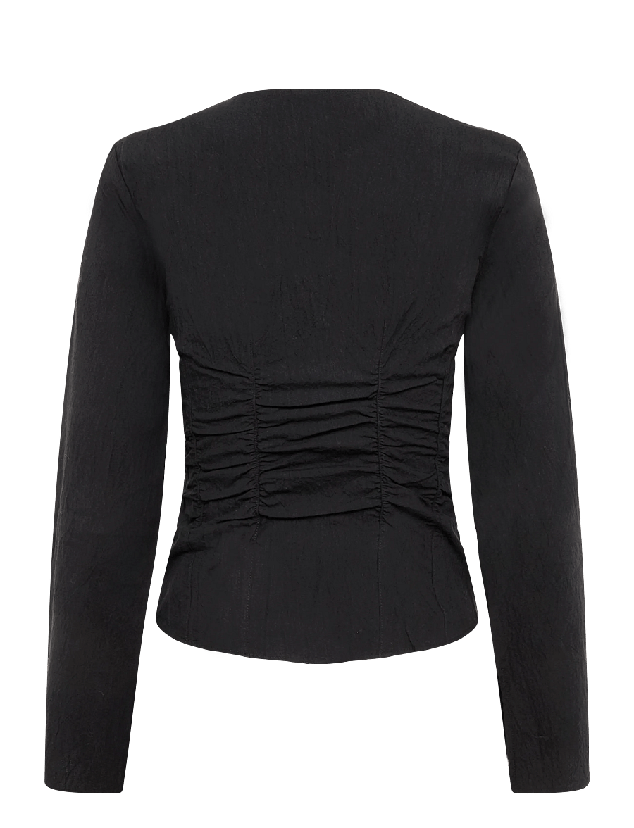 Gina Tricot - Long sleeve shirt - pikkade varrukatega pluusid - black (9000) - 1