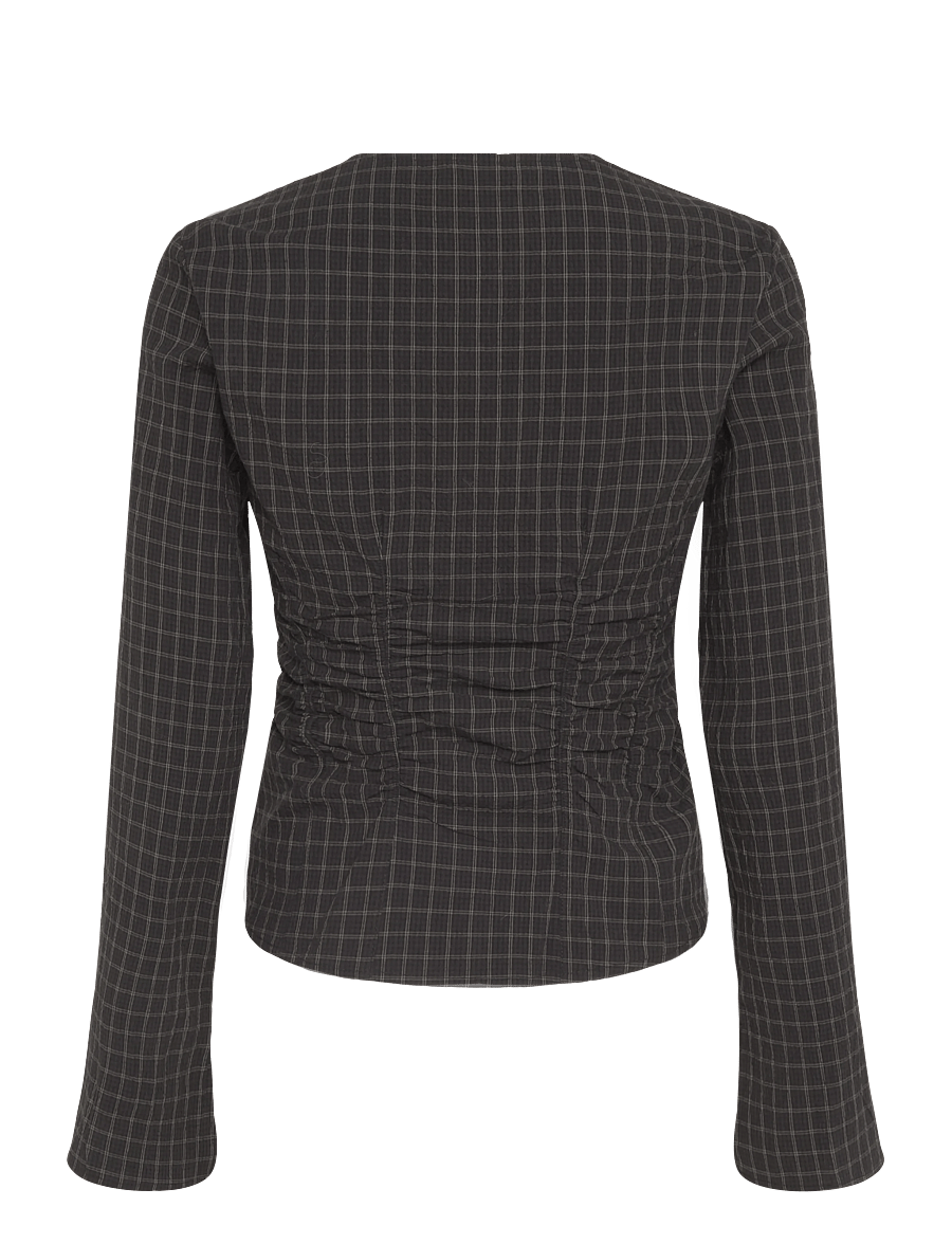 Gina Tricot - Long sleeve shirt - pikkade varrukatega pluusid - check (9040) - 1
