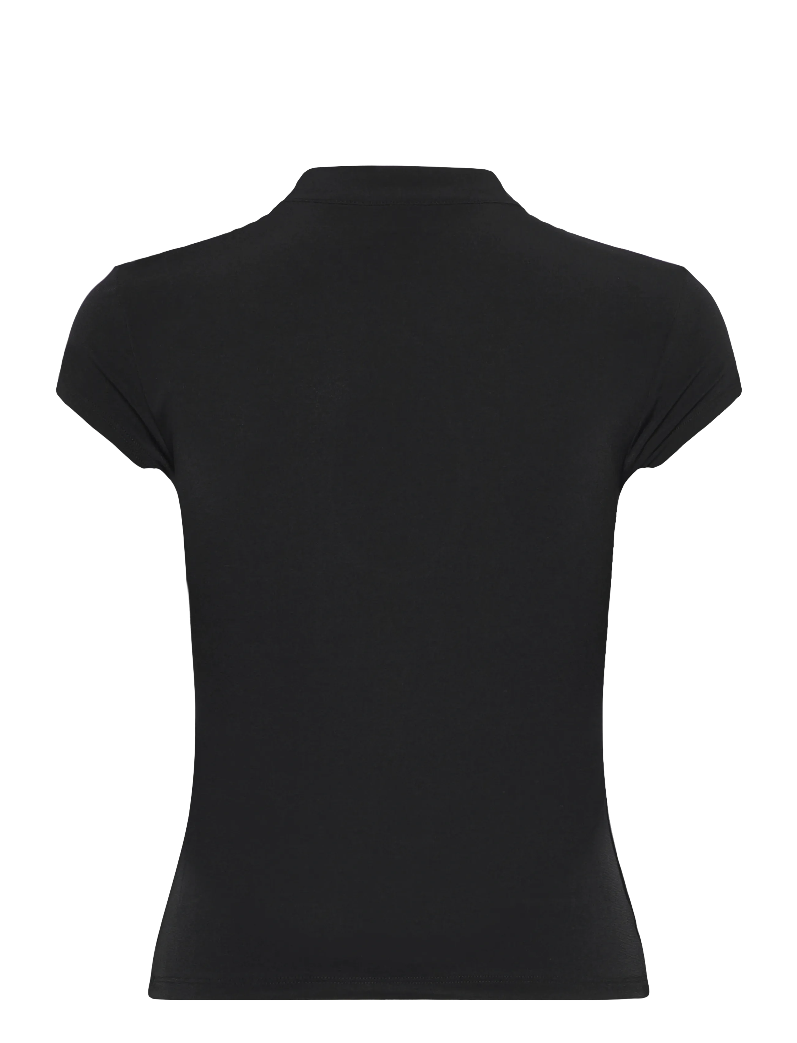 Gina Tricot - Keyhole top - t-shirts - black (9000) - 1