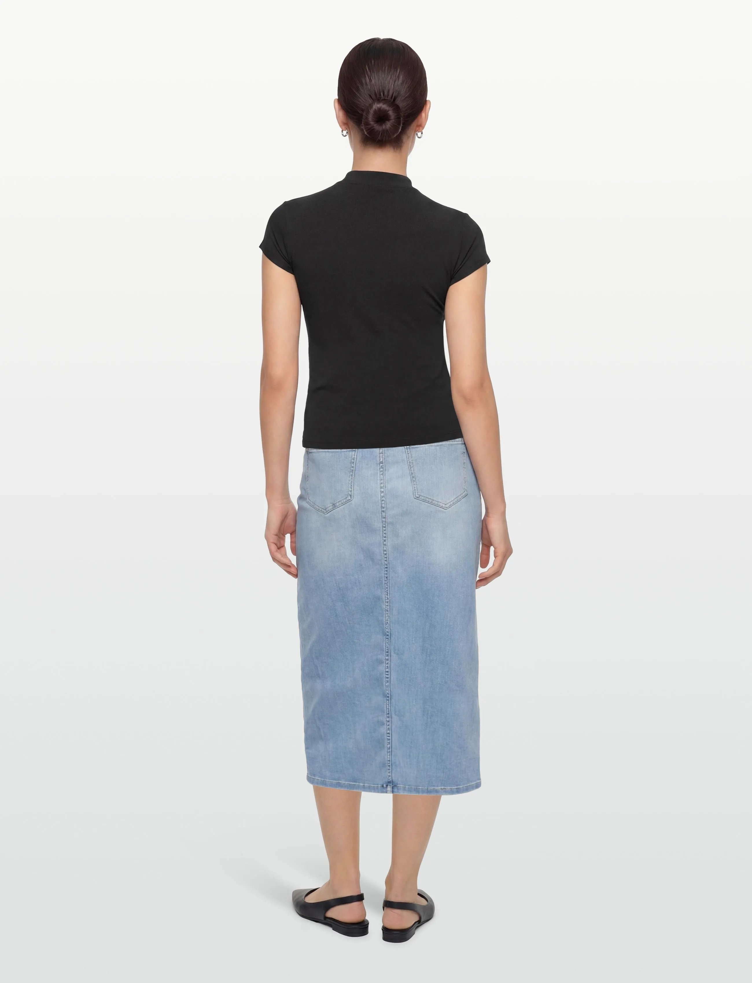 Gina Tricot - Keyhole top - t-shirts - black (9000) - 4