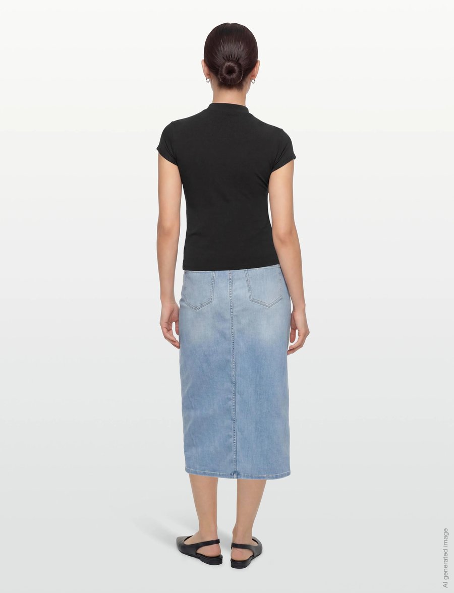 Gina Tricot - Keyhole top - t-shirts - black (9000) - 4