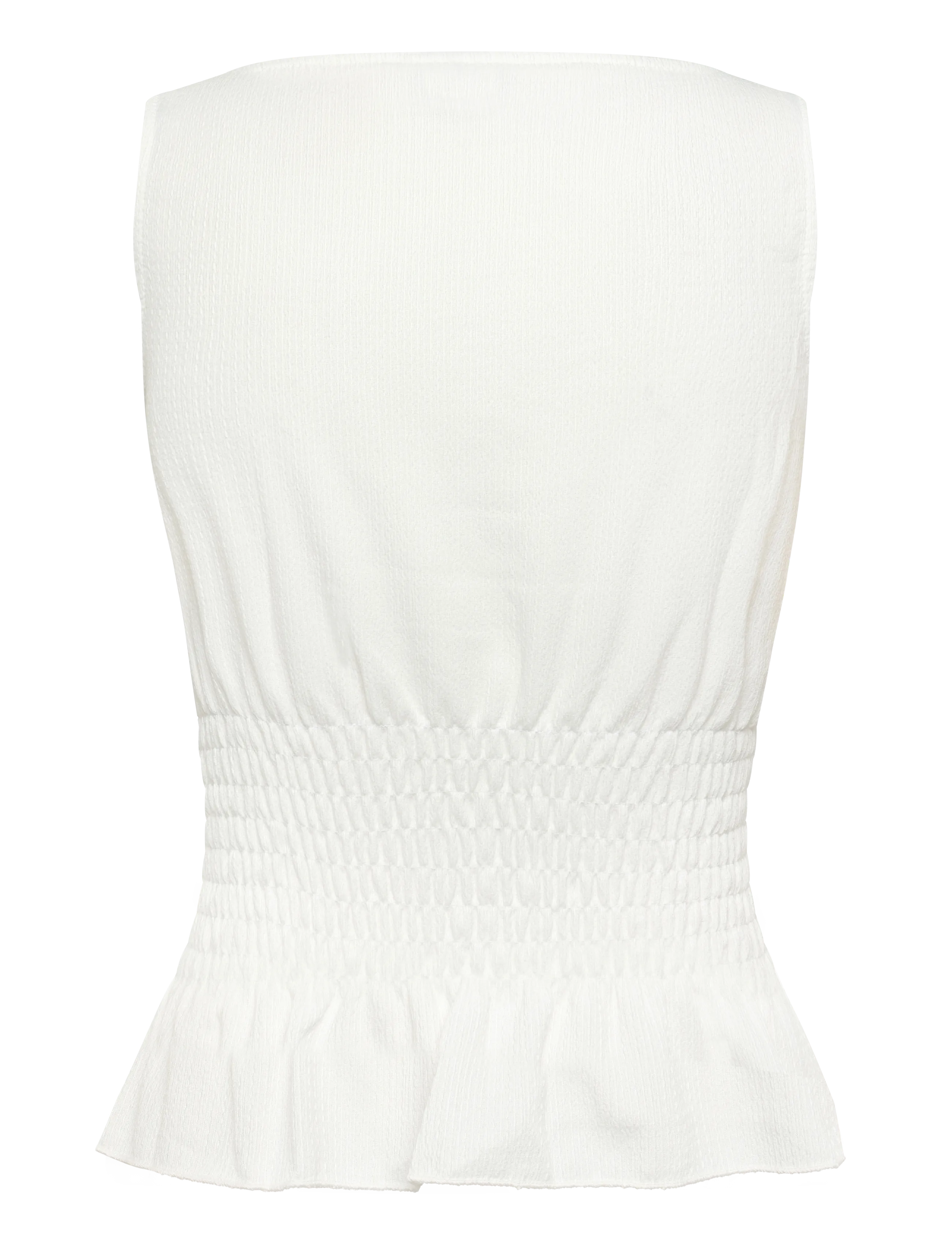 Gina Tricot - Smock top - Ärmellose tops - offwhite - 1