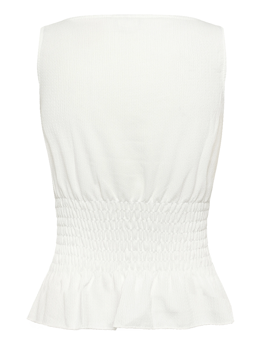 Gina Tricot - Smock top - Ärmellose tops - offwhite - 1