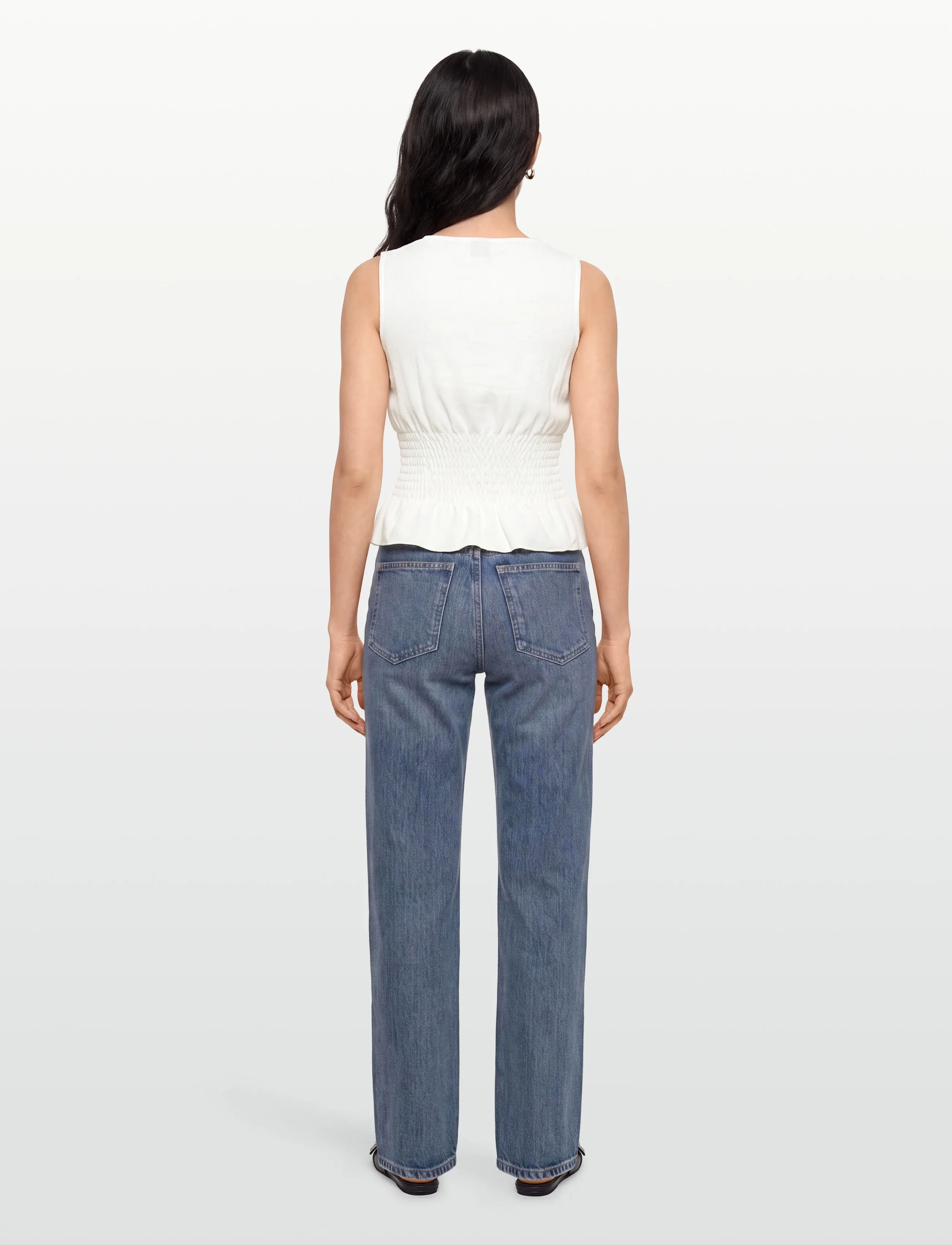 Gina Tricot - Smock top - tanktops - offwhite - 4