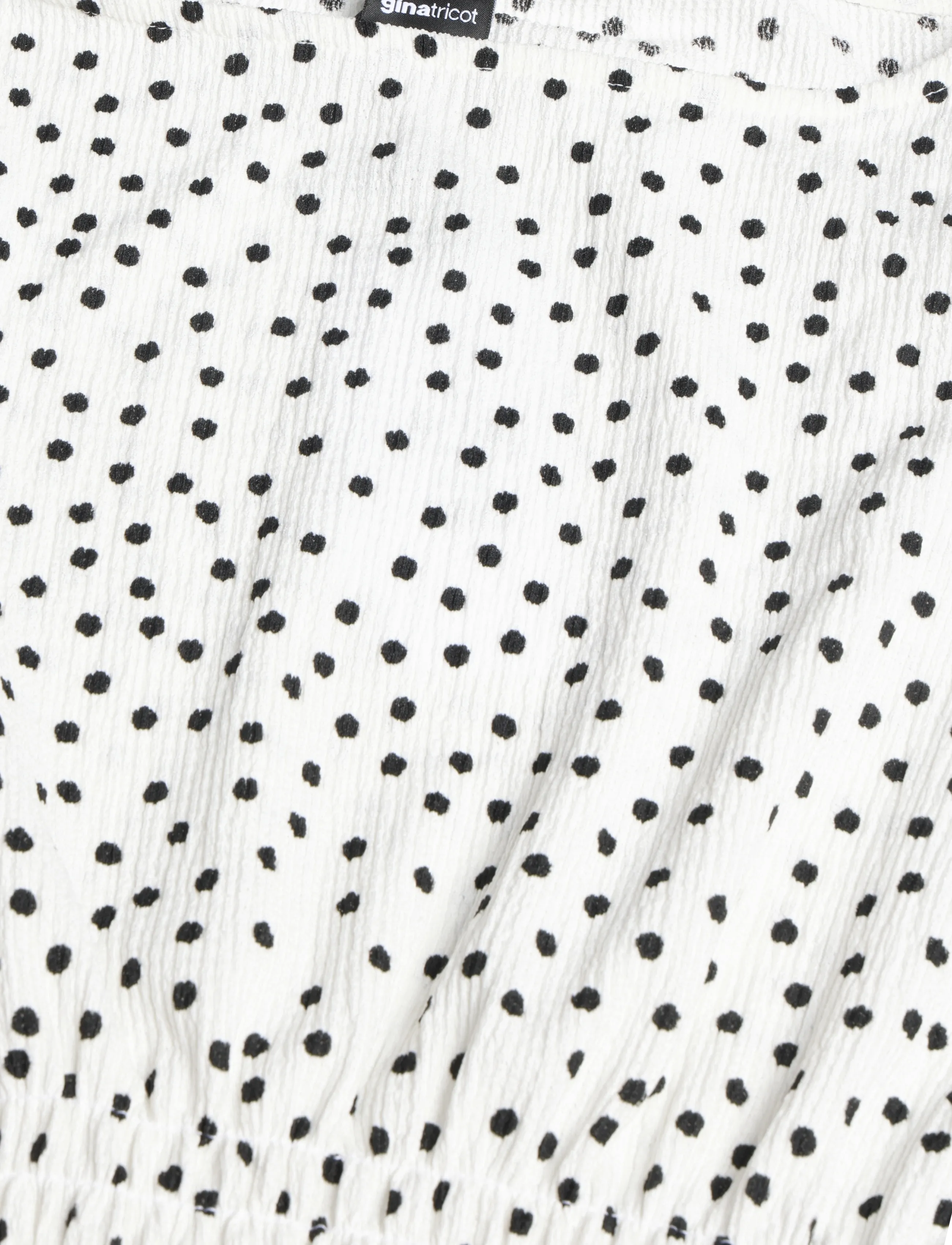 Gina Tricot - Smock top - Ärmellose tops - offwhite/dot (8107) - 5