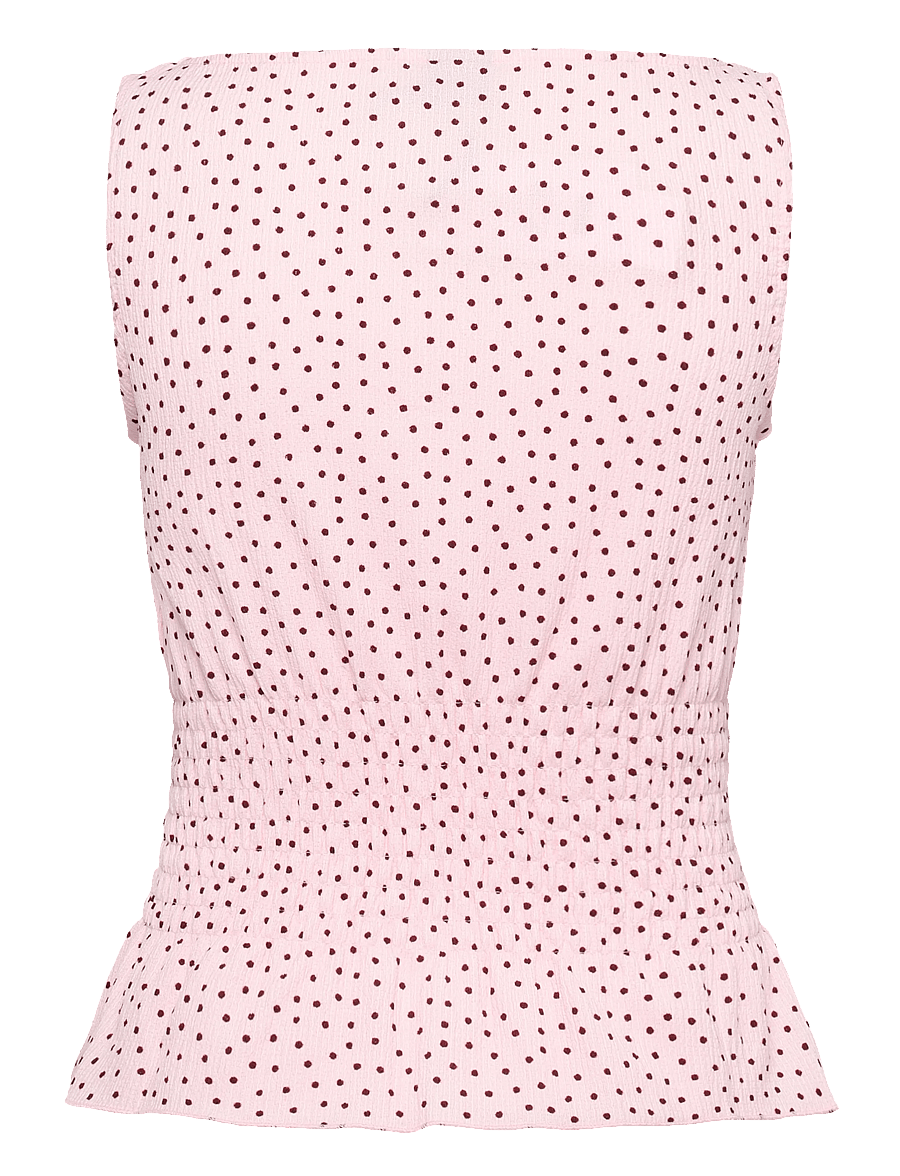 Gina Tricot - Smock top - Ärmellose tops - pink dot - 1