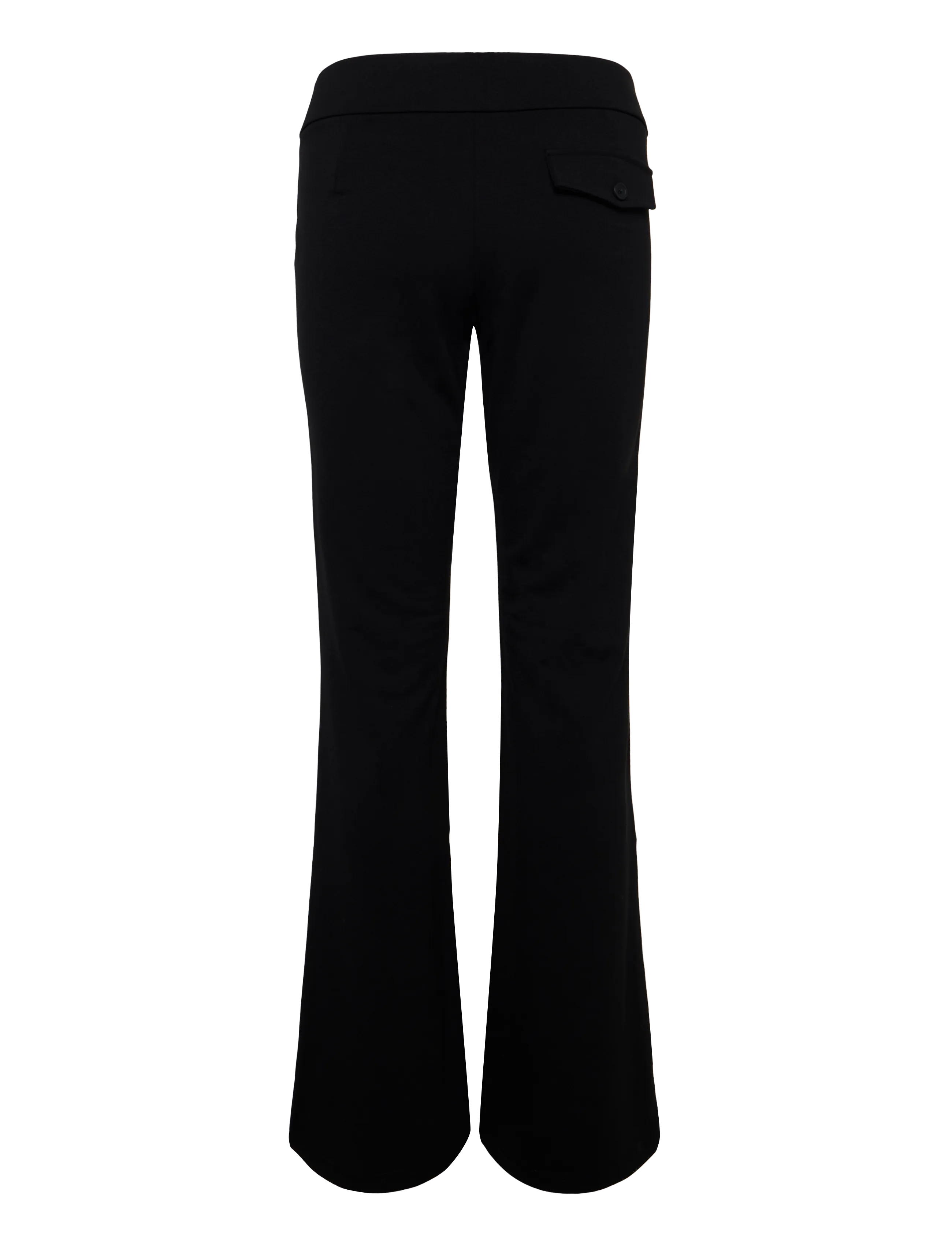 Gina Tricot - Mid waist flare trousers - flare bukser - black (9000) - 1