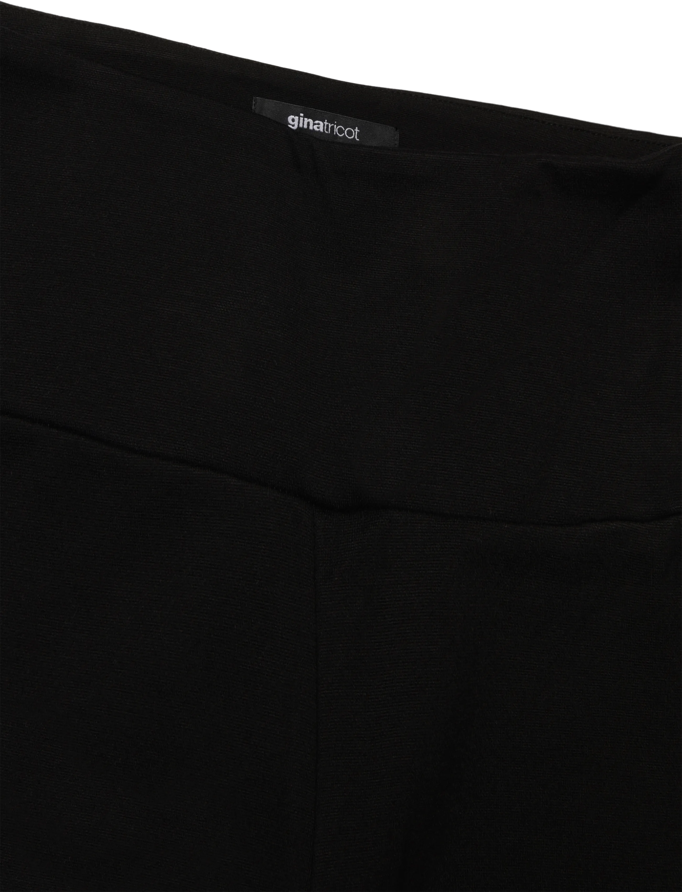Gina Tricot - Mid waist wide trousers - bukser med brede ben - black (9000) - 2