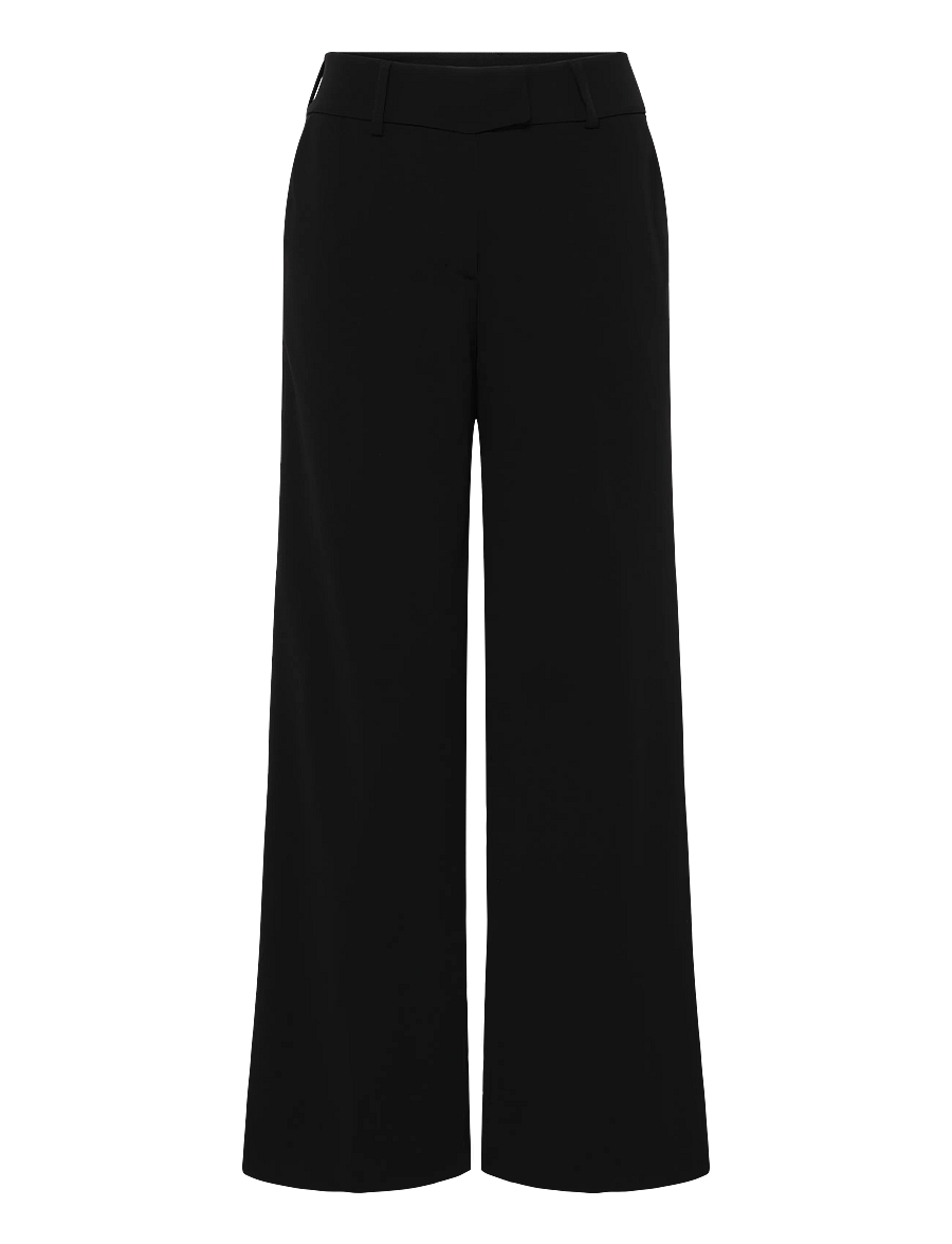 Gina Tricot - High waist suit trousers - anzugshosen - black (9000) - 0