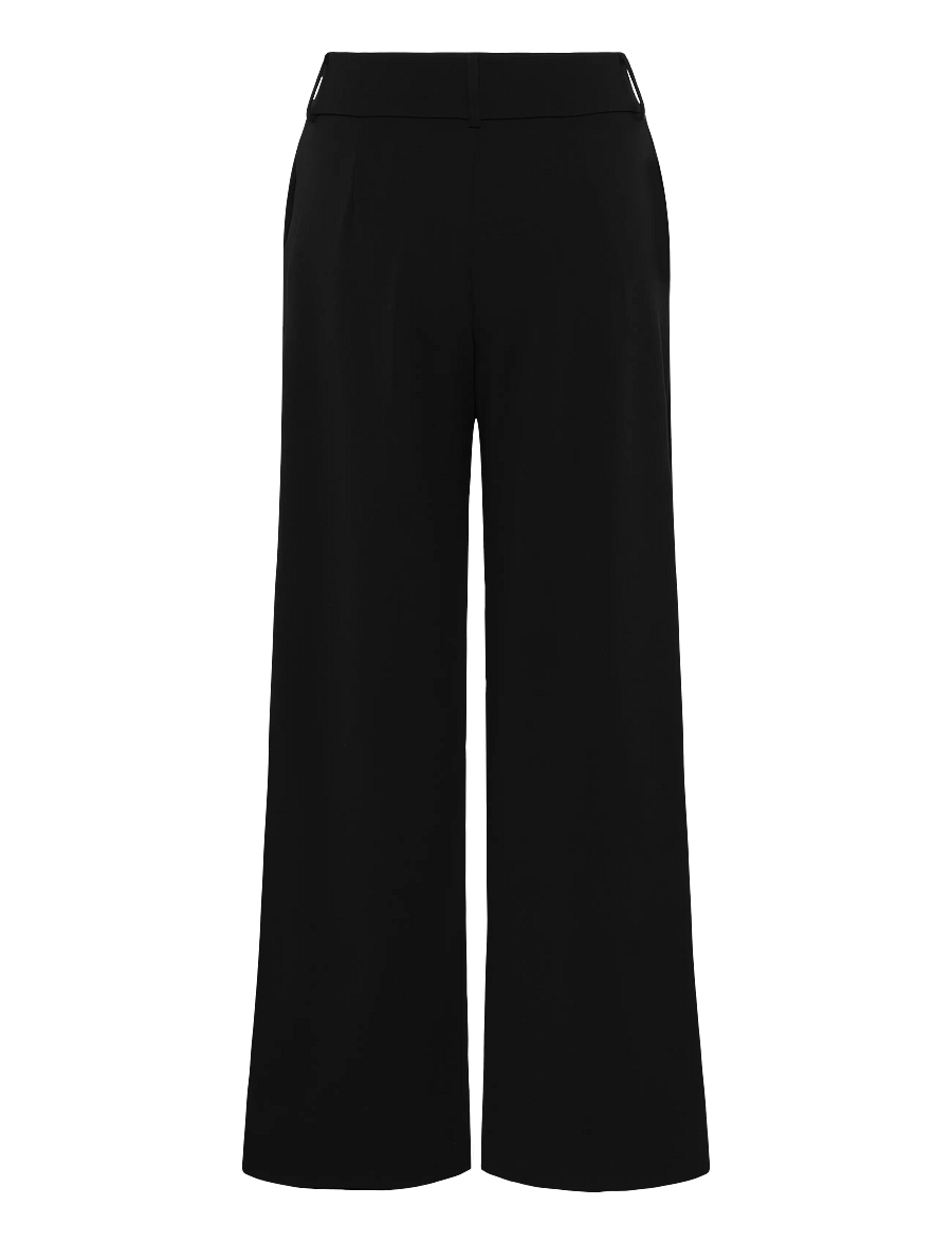 Gina Tricot - High waist suit trousers - anzugshosen - black (9000) - 1