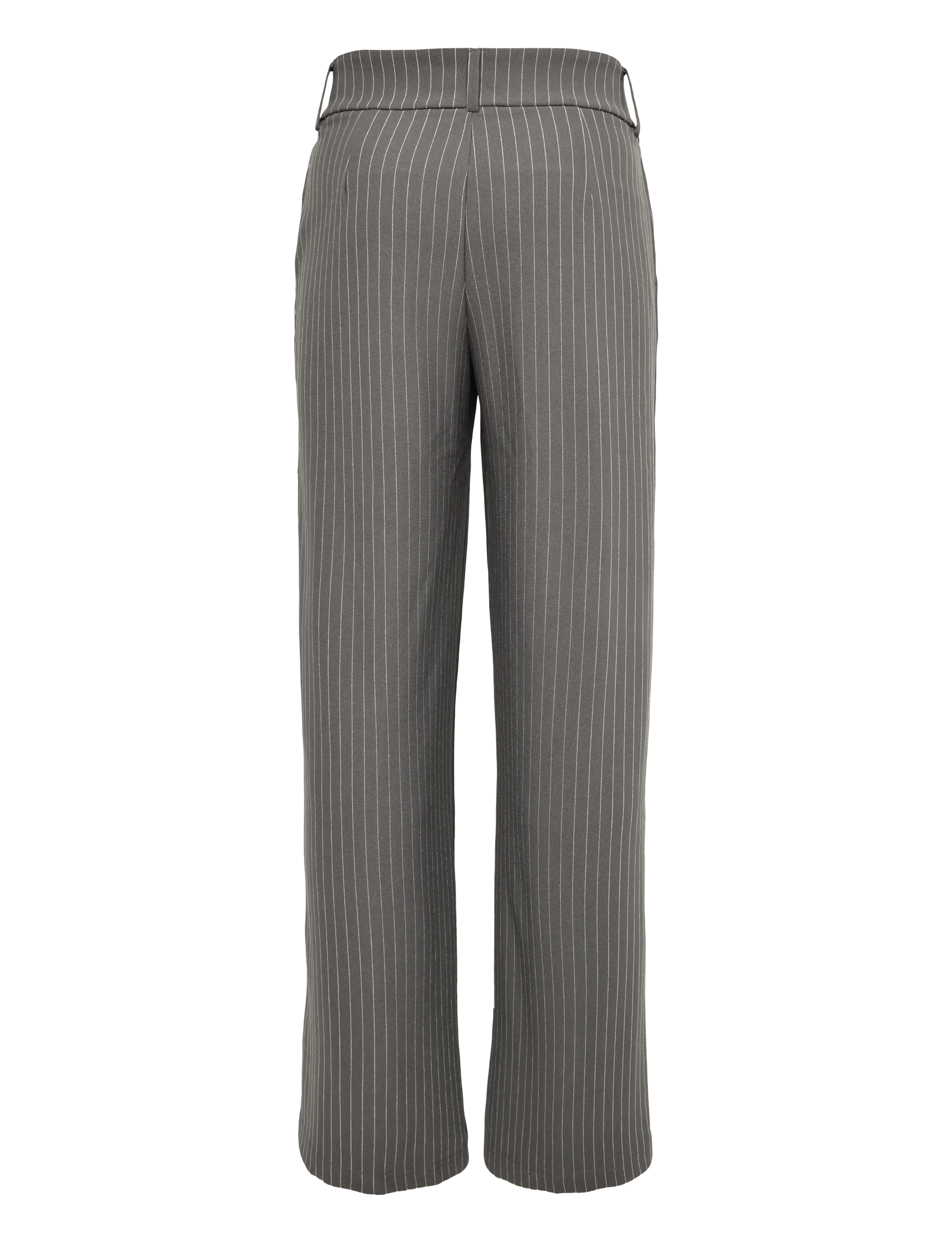 Gina Tricot - High waist suit trousers - kostymbyxor - grey pinstripe - 1