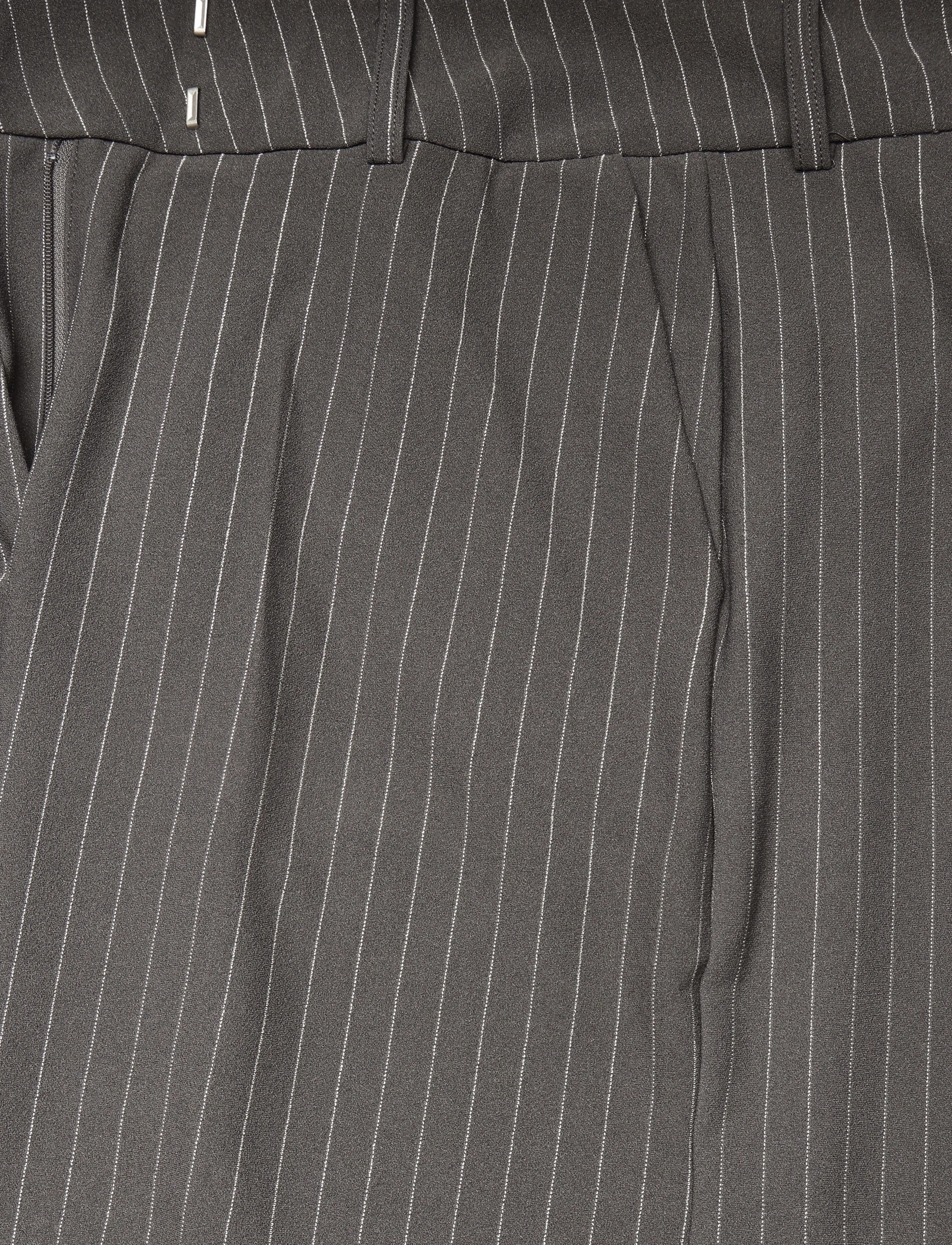 Gina Tricot - High waist suit trousers - kostymbyxor - grey pinstripe - 3