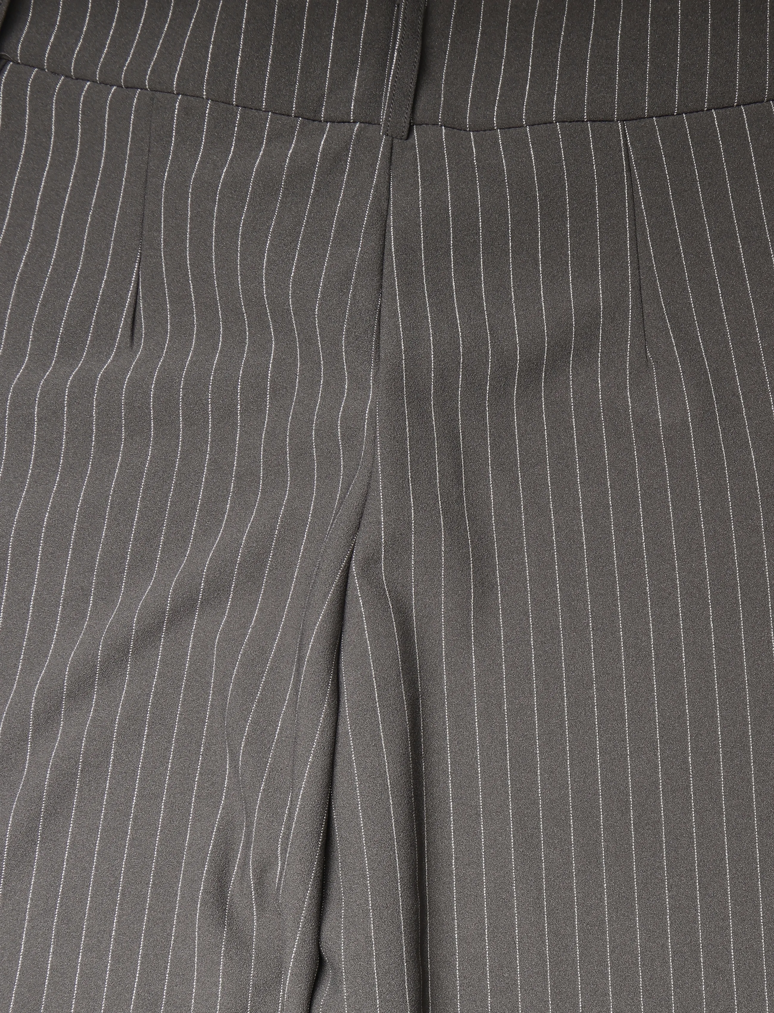 Gina Tricot - High waist suit trousers - kostymbyxor - grey pinstripe - 4