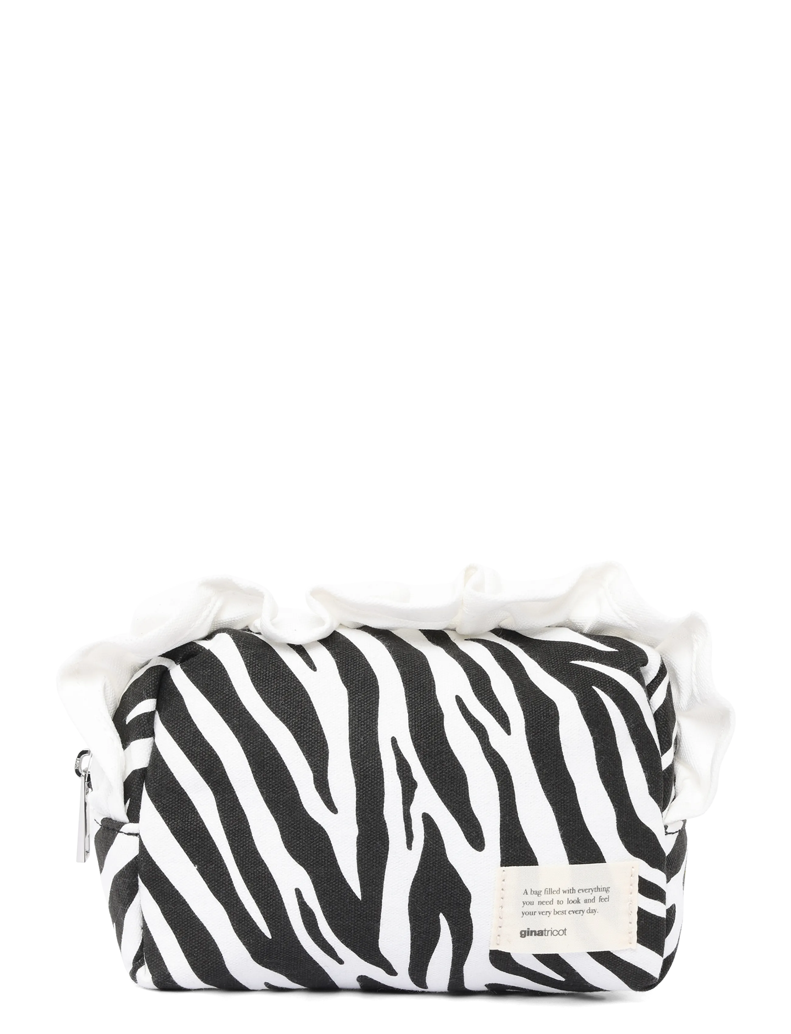 Gina Tricot Make up bag - Kosmeetikakotid - ZEBRA / black