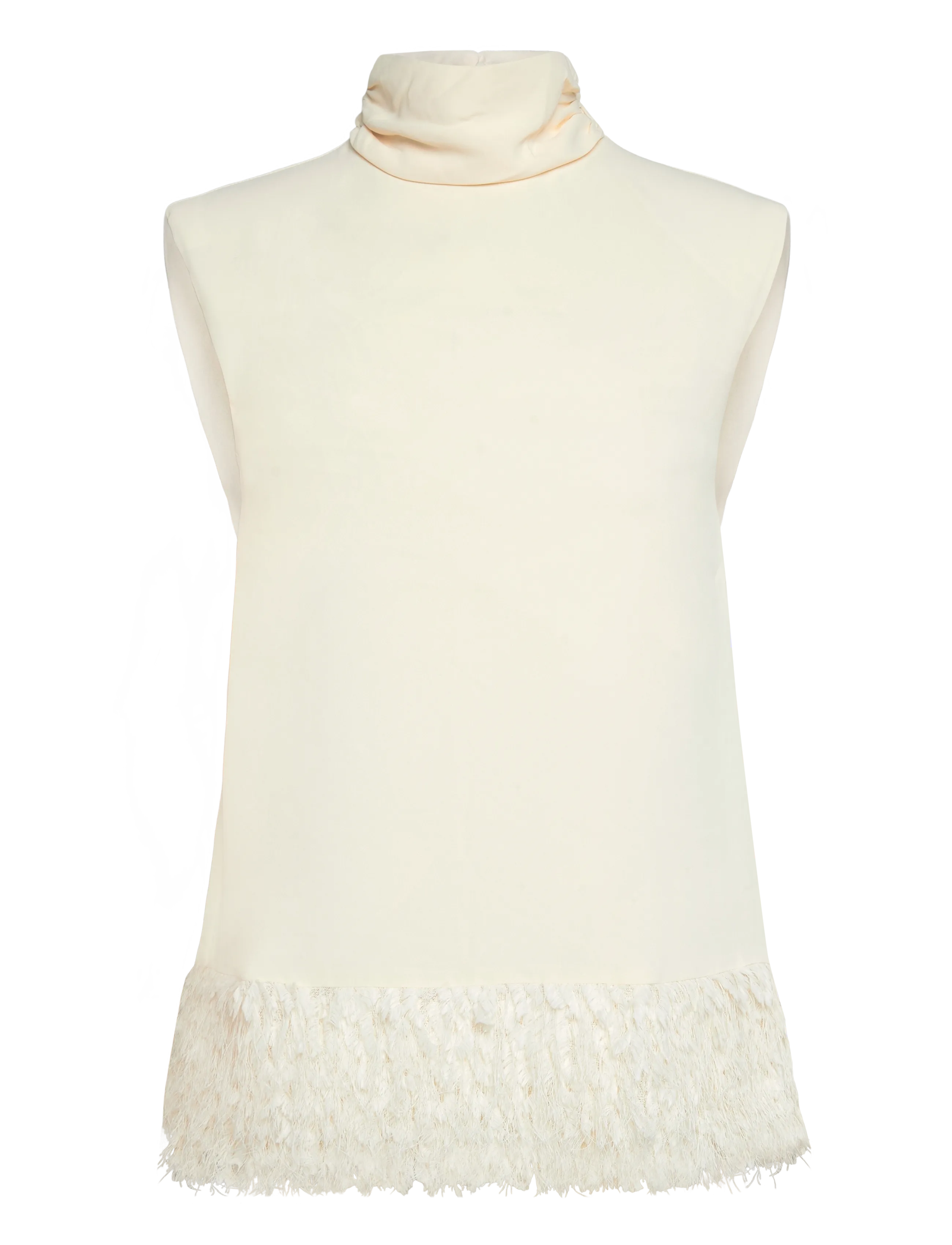Faux Feather Top