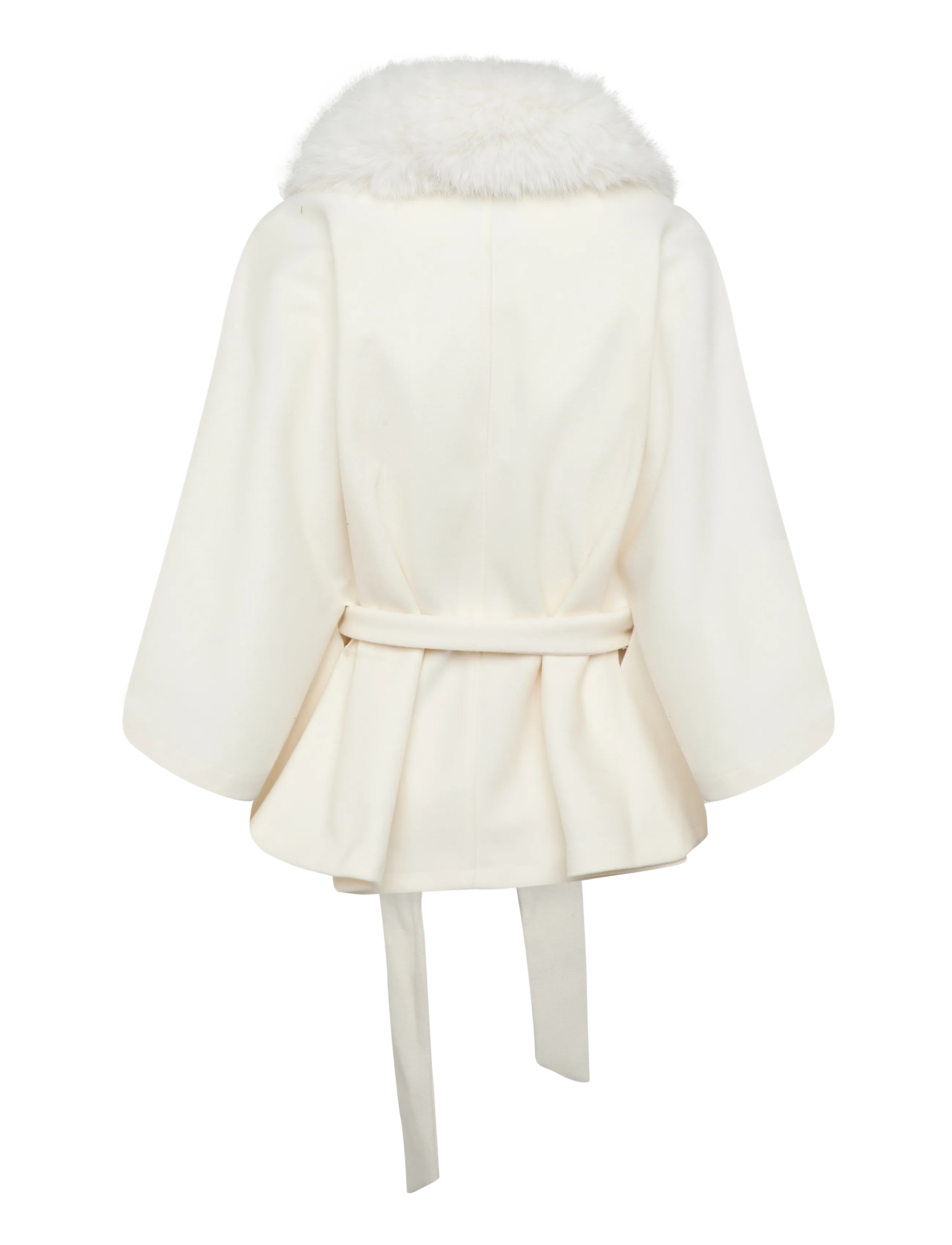 Gina Tricot Faux Fur Collar Cape Jacket jackor dam – bild 2