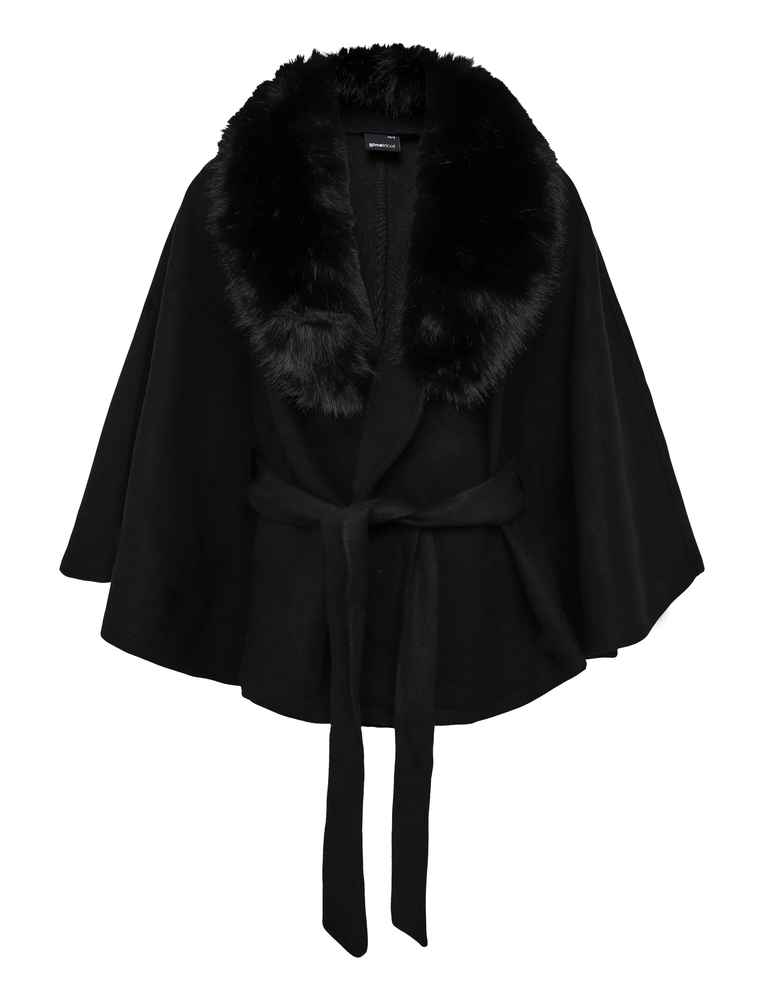 Gina Tricot Faux Fur Collar Cape Jacket jackor dam – bild 2