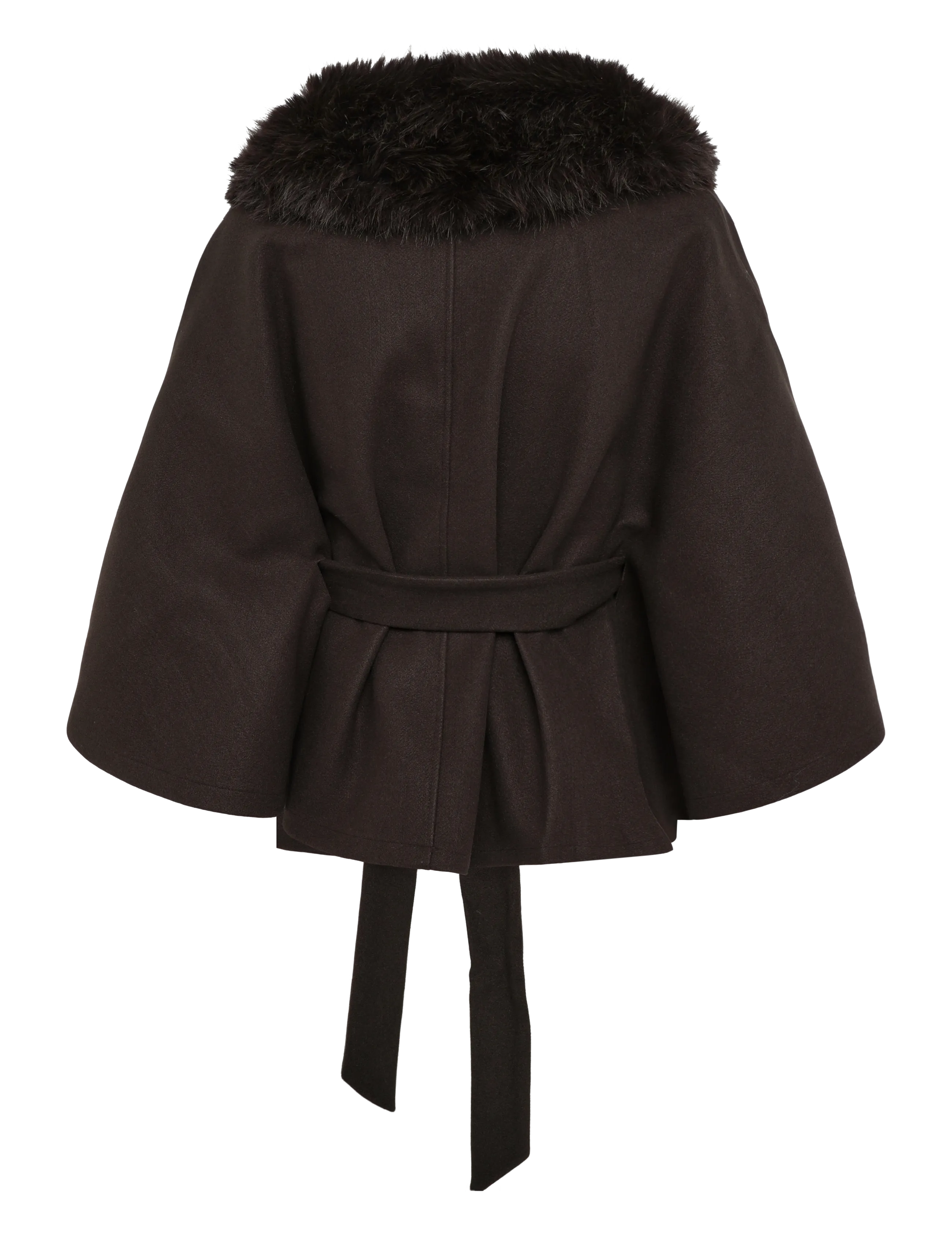 Gina Tricot Faux Fur Collar Cape Jacket jackor dam – bild 2