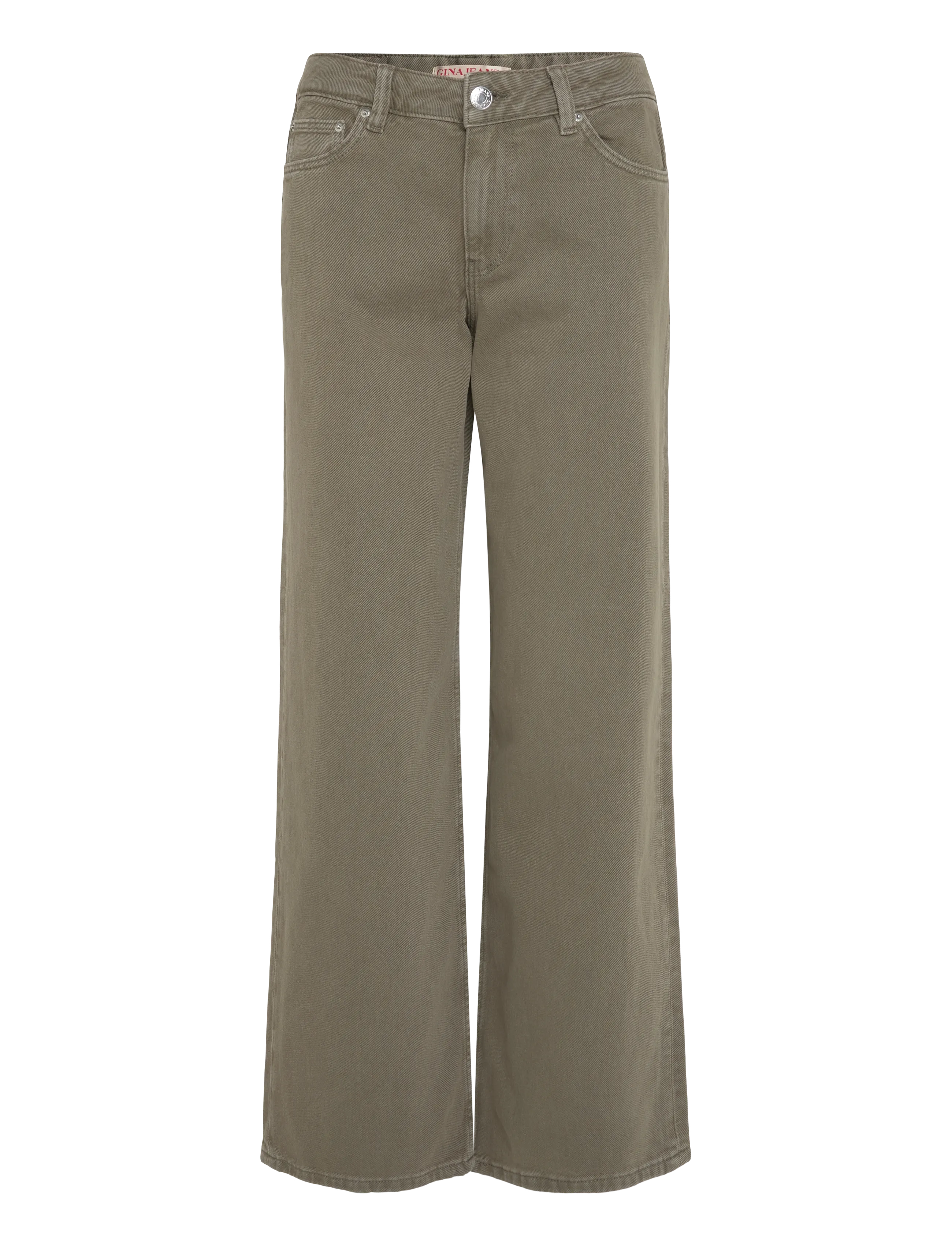 Gina Tricot Boss bby wide jeans - Jeans - KHAKI (7260) / khaki/green