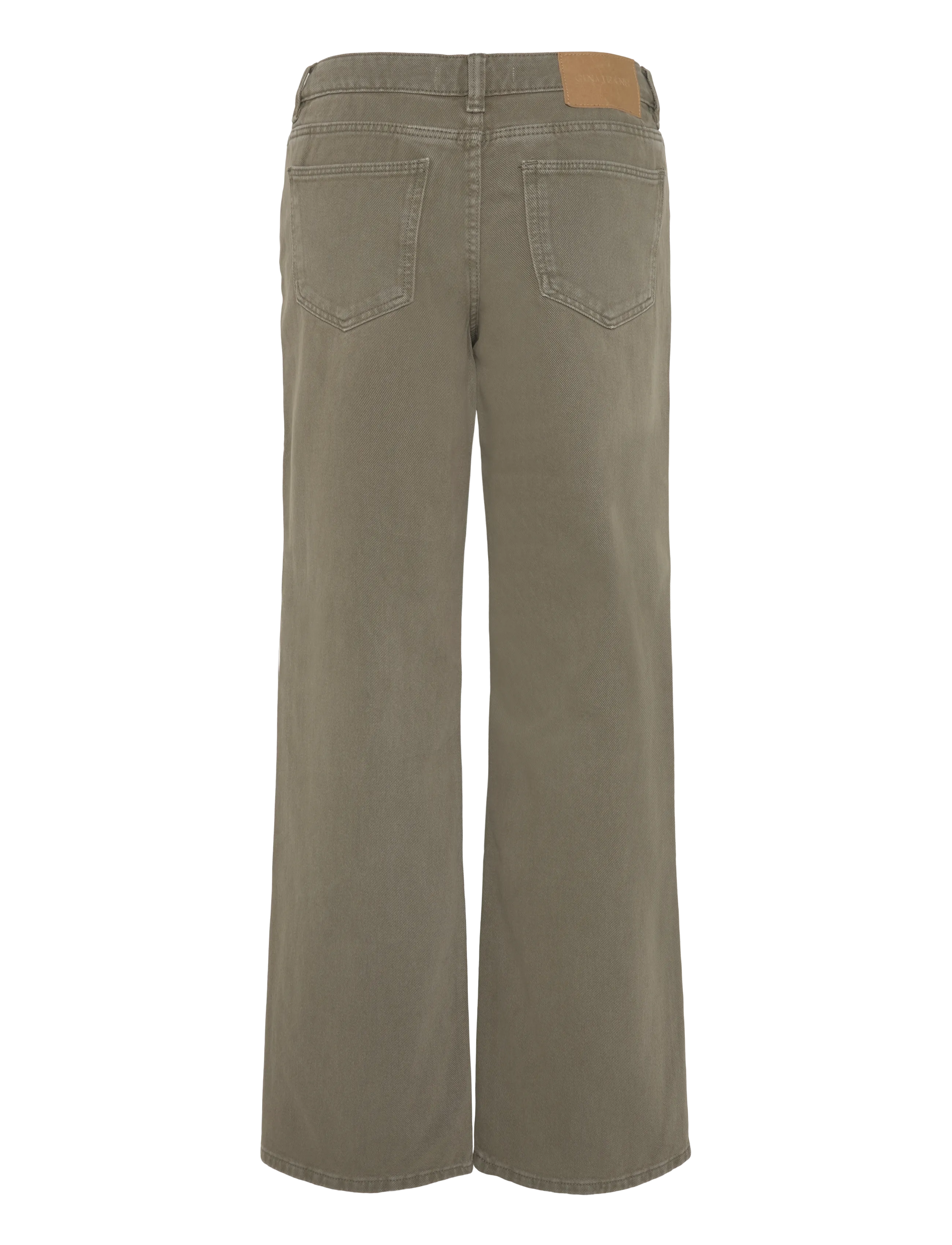 Gina Tricot - Boss bby wide jeans - khaki (7260) - 1