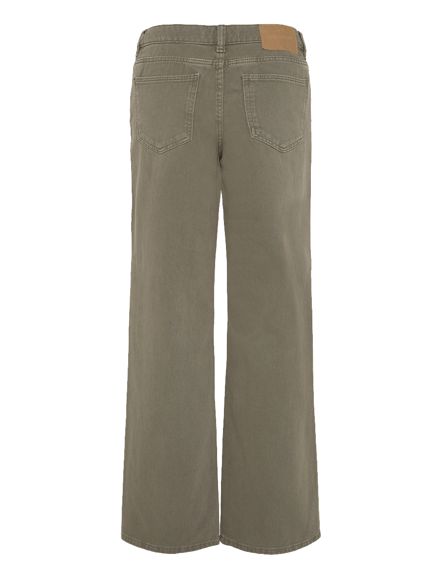 Gina Tricot - Boss bby wide jeans - vida jeans - khaki (7260) - 1