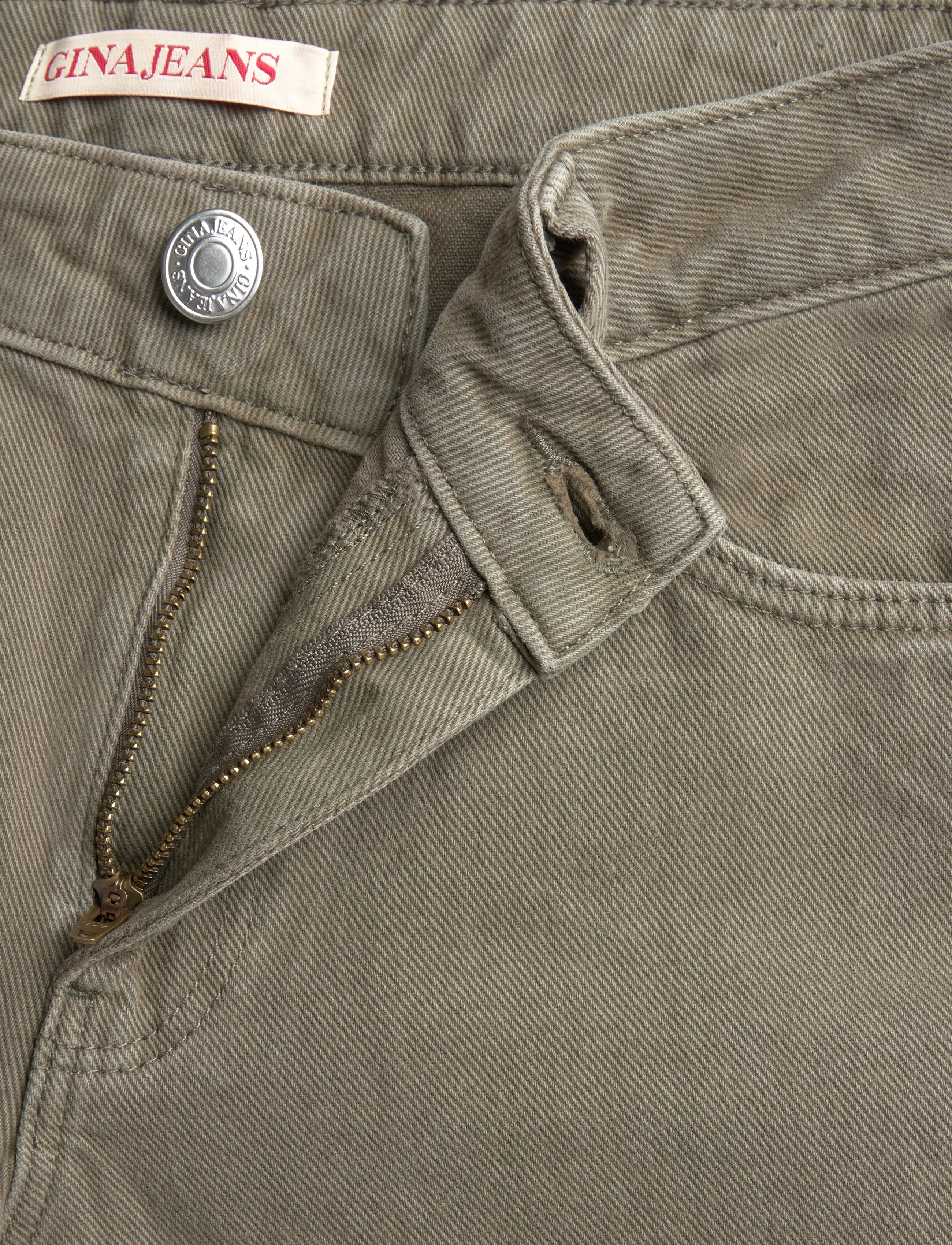 Gina Tricot - Boss bby wide jeans - khaki (7260) - 3