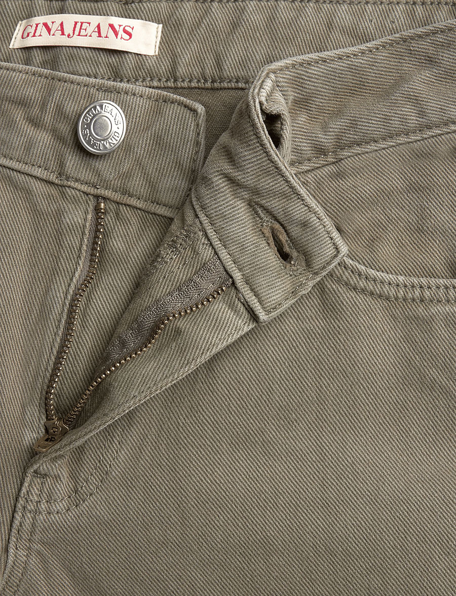 Gina Tricot - Boss bby wide jeans - vida jeans - khaki (7260) - 3