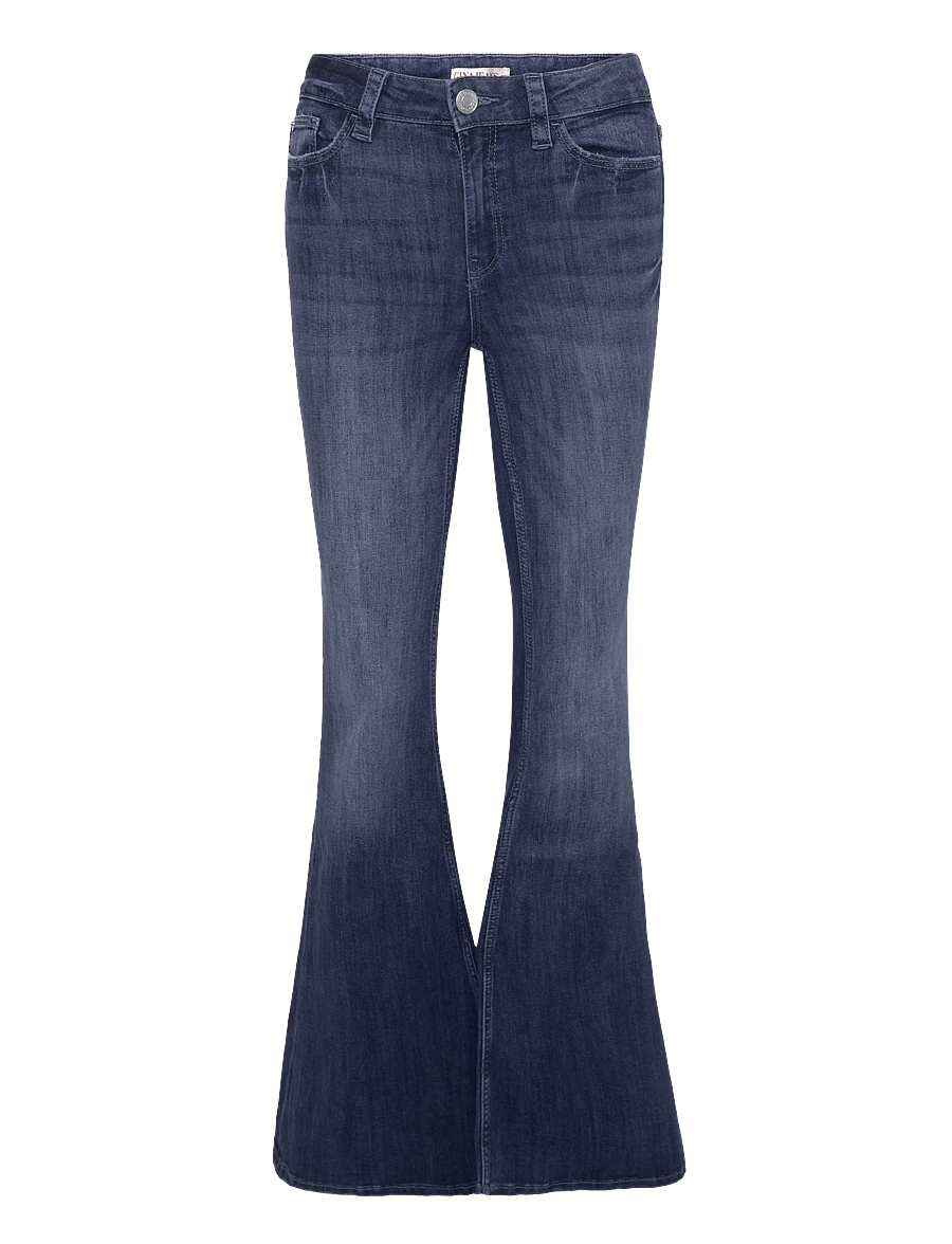 Gina Tricot - Ultra flare jeans - alt laiad teksad - classic blue (4029) - 0