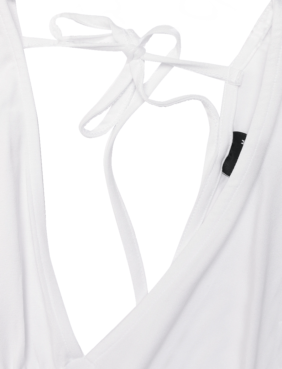 Gina Tricot - Shaped v-neck top - t-särgid - offwhite - 2