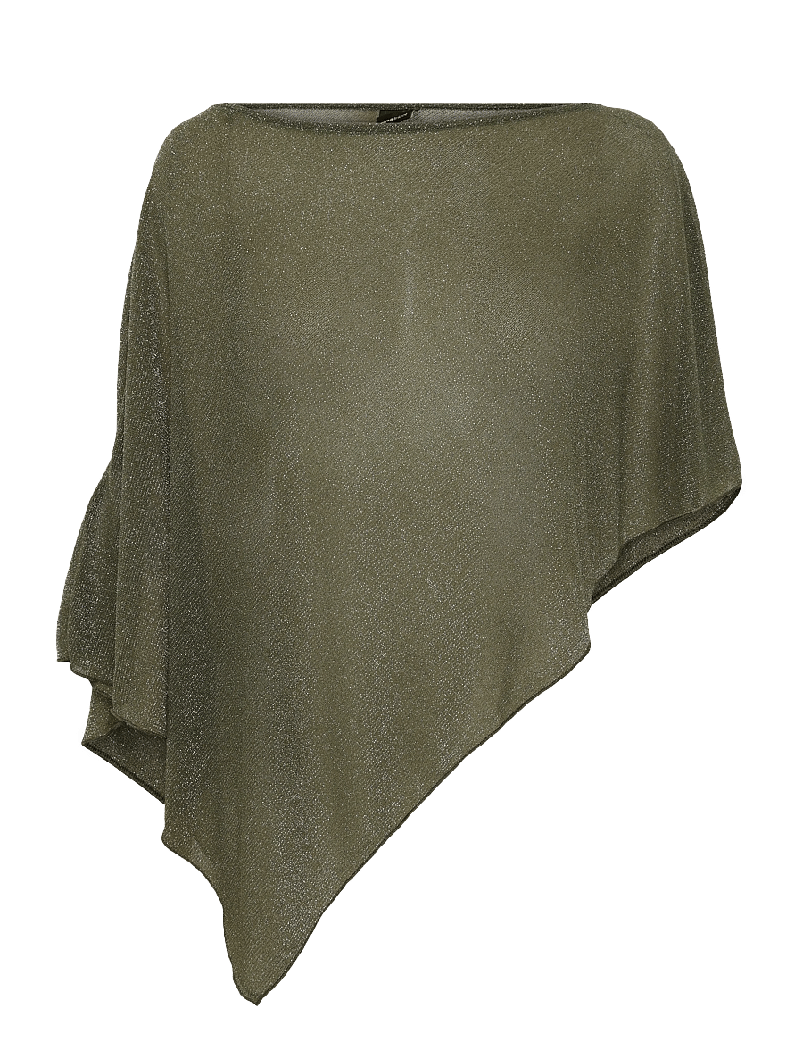 Gina Tricot - Glitter poncho - lt khaki green (7307) - 0