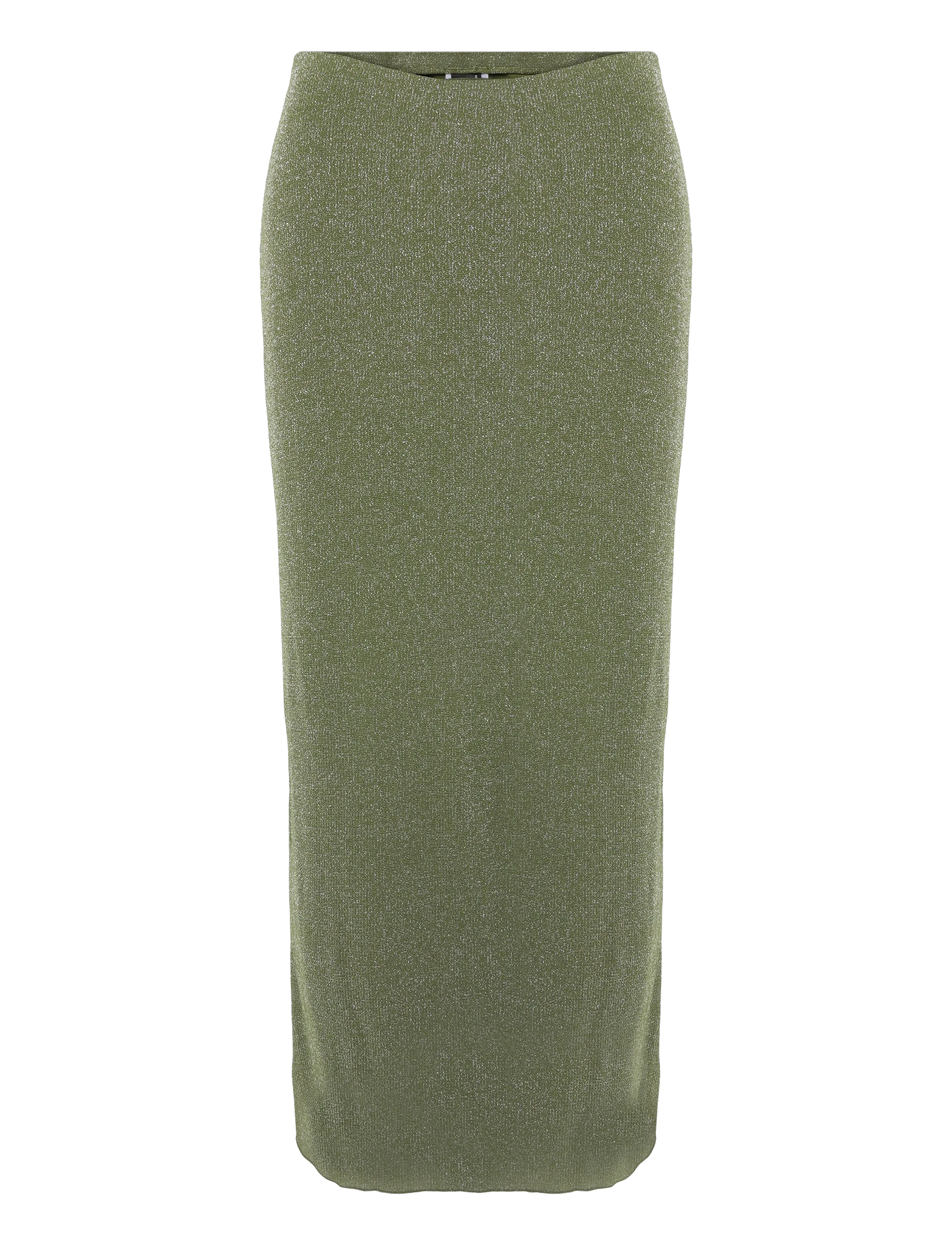 Gina Tricot Glitter Maxi Skirt, L, Röcke, Khakigrün - Frauen