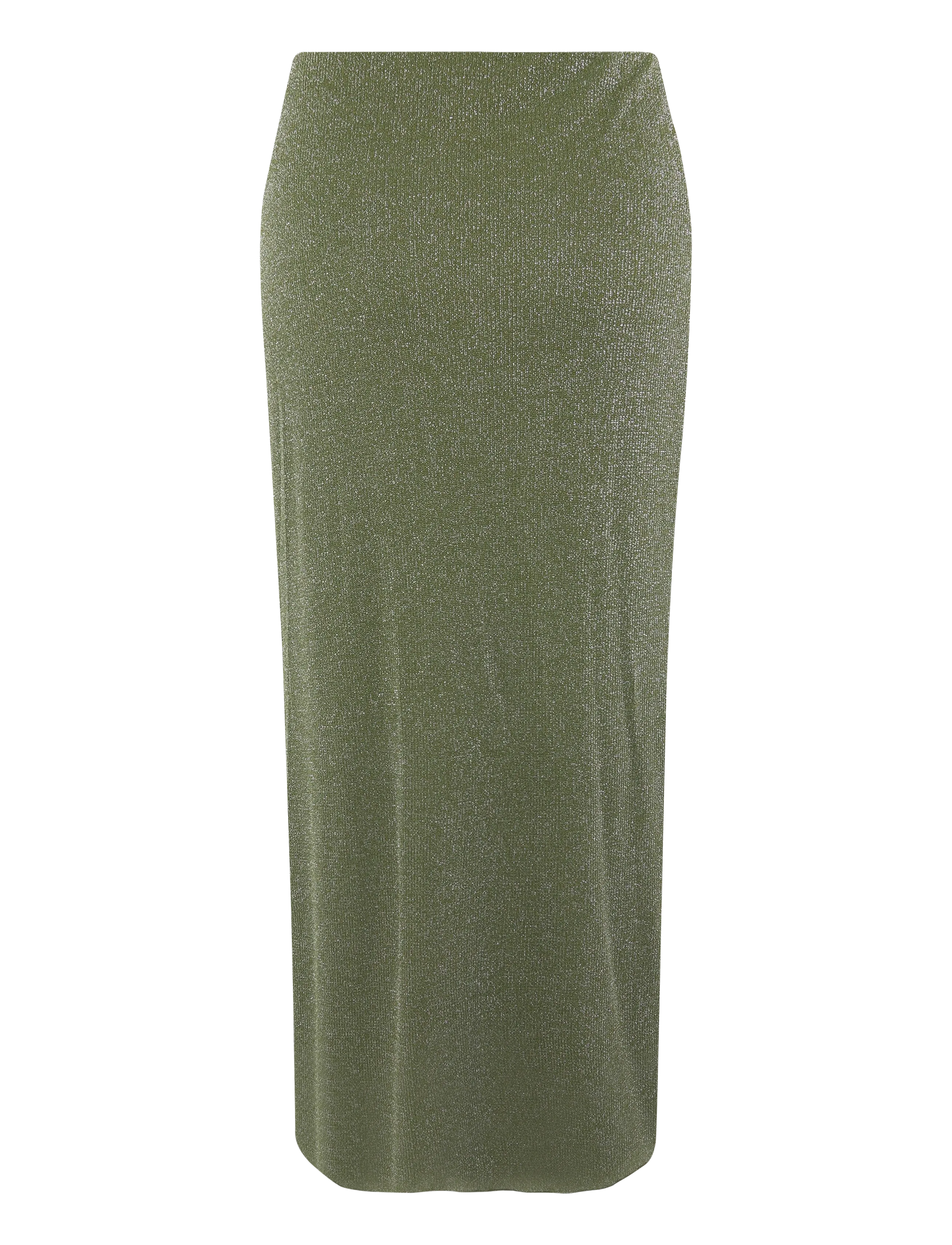 Gina Tricot - Glitter maxi skirt - kootud seelikud - lt khaki green (7307) - 1