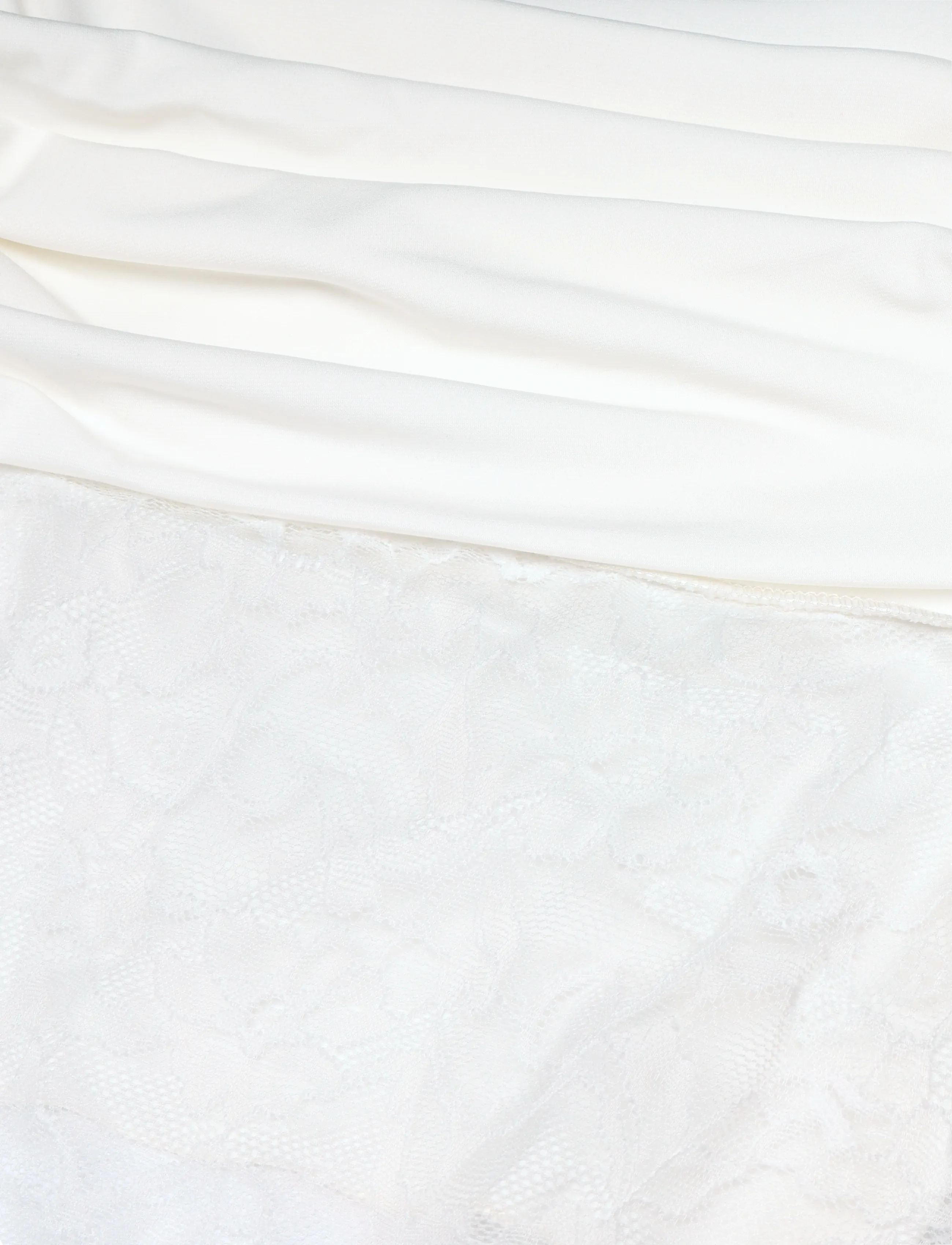 Gina Tricot - Asymmetric lace mini dress - konfirmationstøj - offwhite - 3