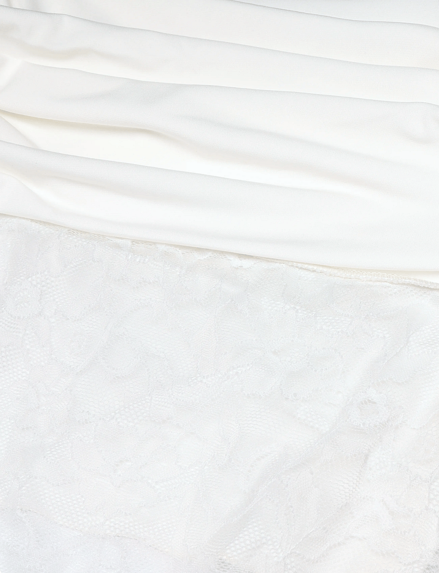 Gina Tricot - Asymmetric lace mini dress - konfirmationstøj - offwhite - 3