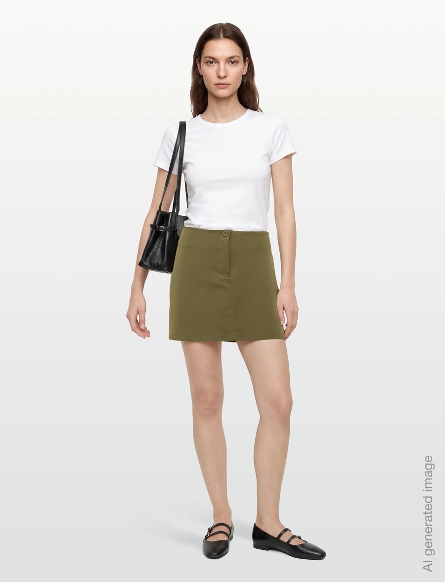 Gina Tricot - Tailored mini skirt - short skirts - lizard - 0