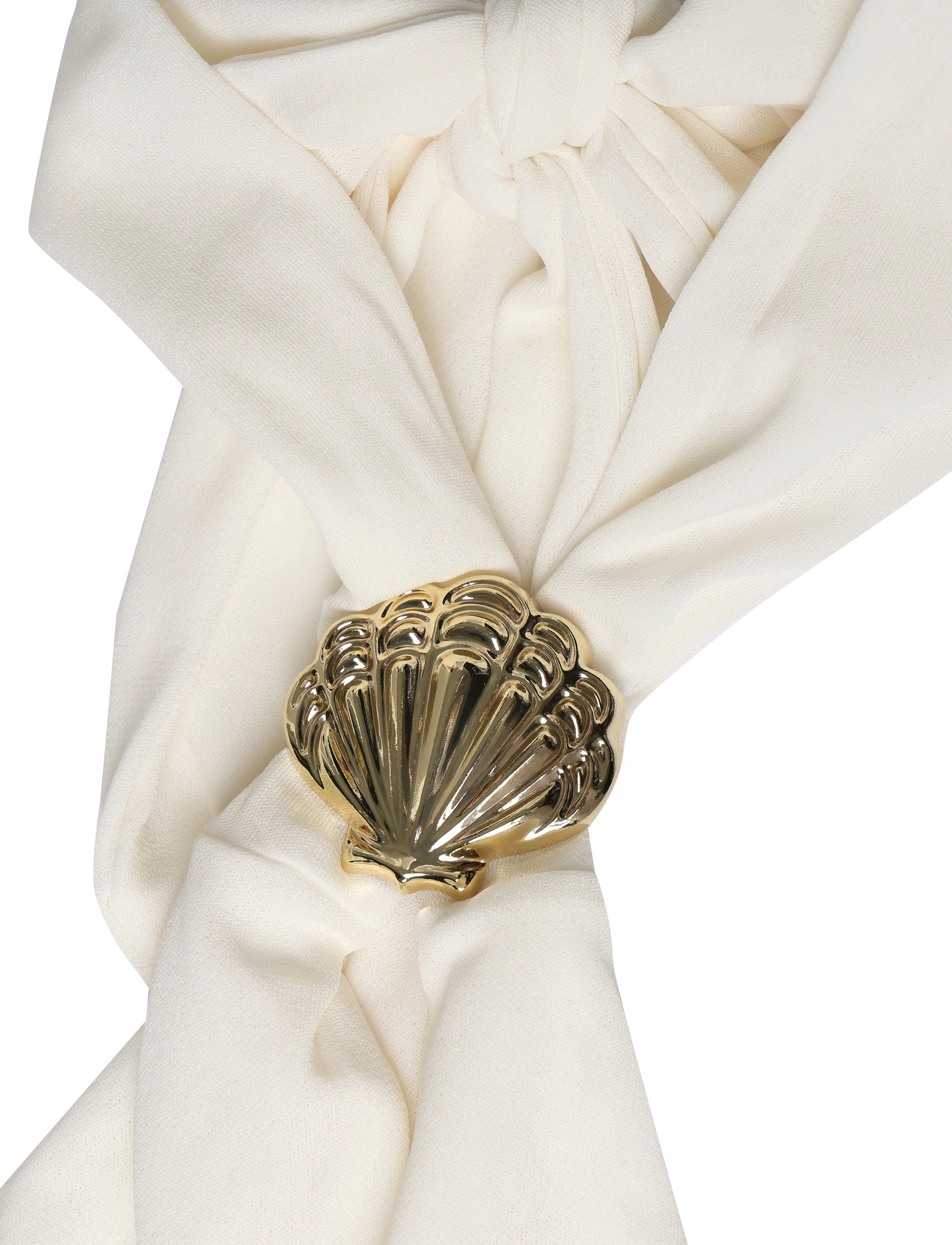 Gina Tricot - Seashell detail halterneck top - tanktops - egret (1144) - 5