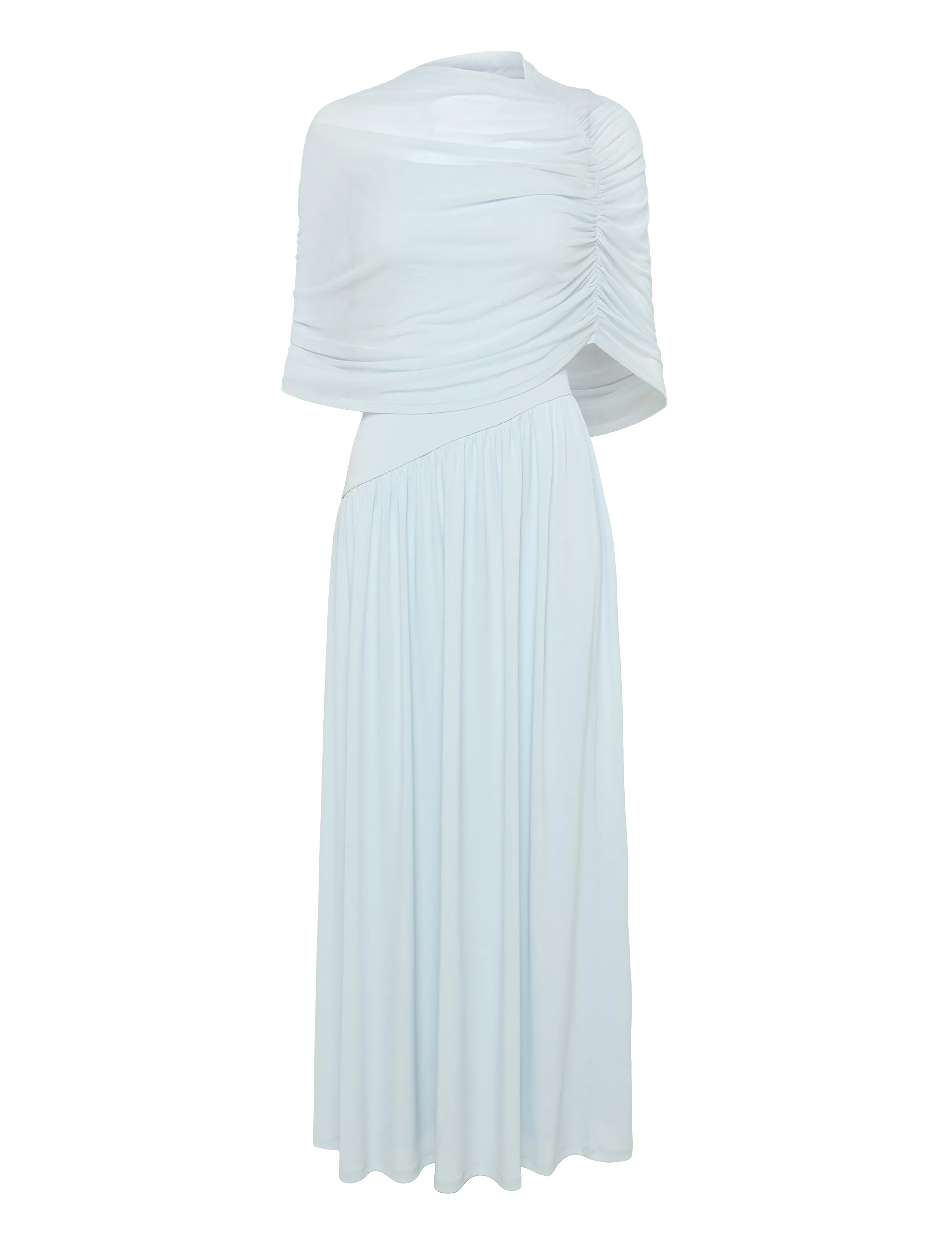 Gina Tricot Draped cape maxi dress - Inspiraatio - LT BLUE / blue