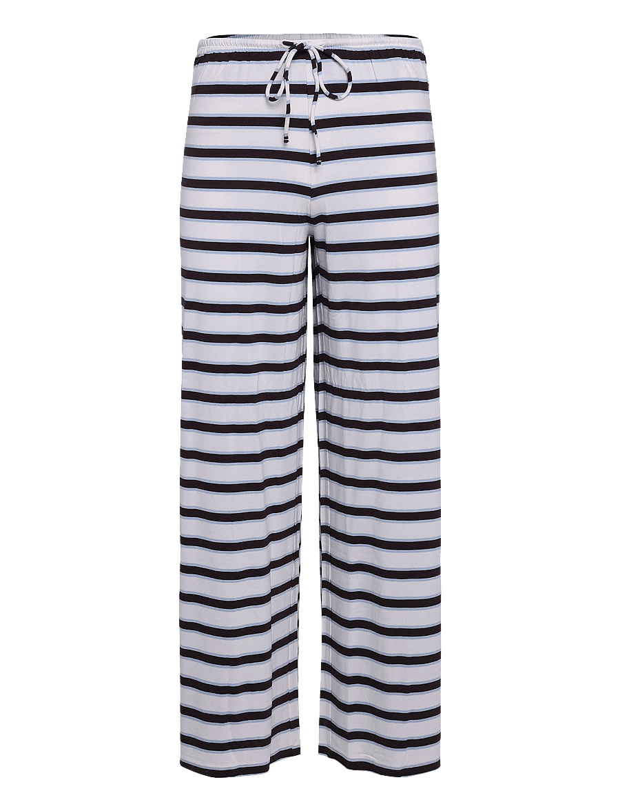 Gina Tricot - Soft drawstring trousers - sirged püksid - brown/blue stripe - 0