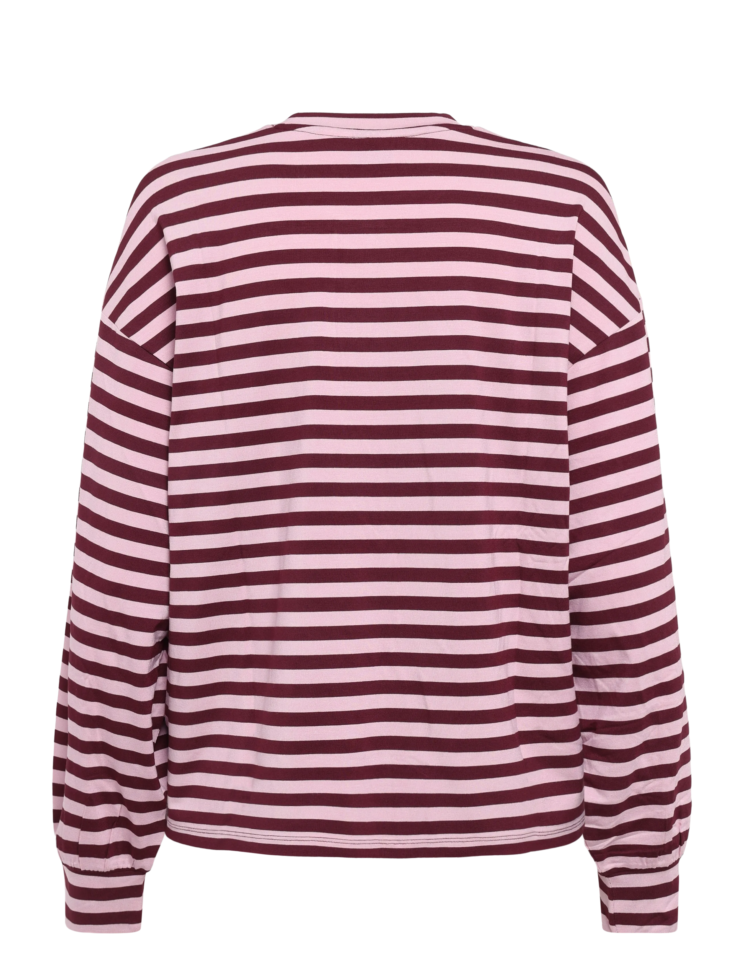 Gina Tricot - Oversized pyjamas top - wine/stripe (3792) - 1