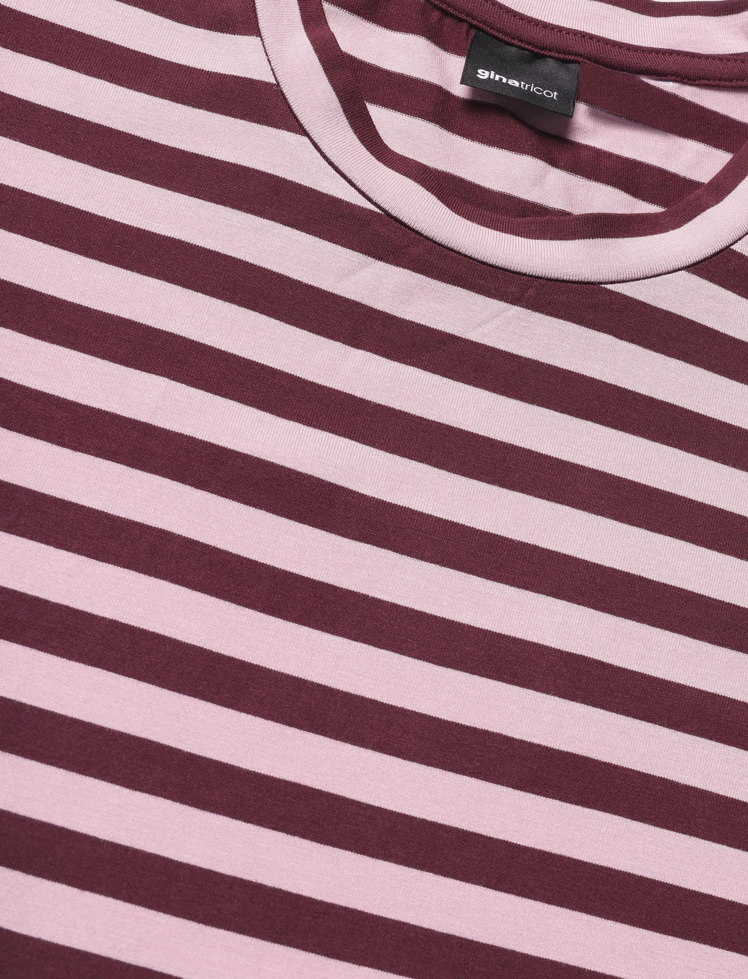 Gina Tricot - Oversized pyjamas top - wine/stripe (3792) - 2